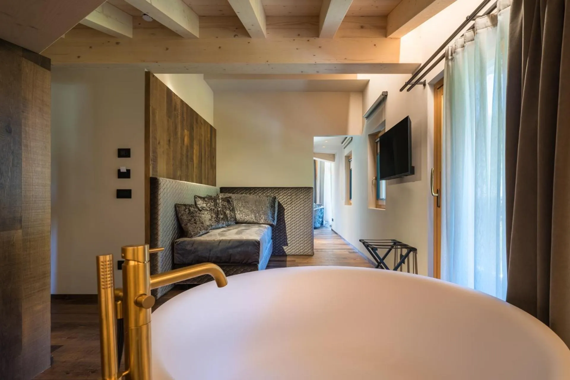 Bed in Hotel Lorenzetti