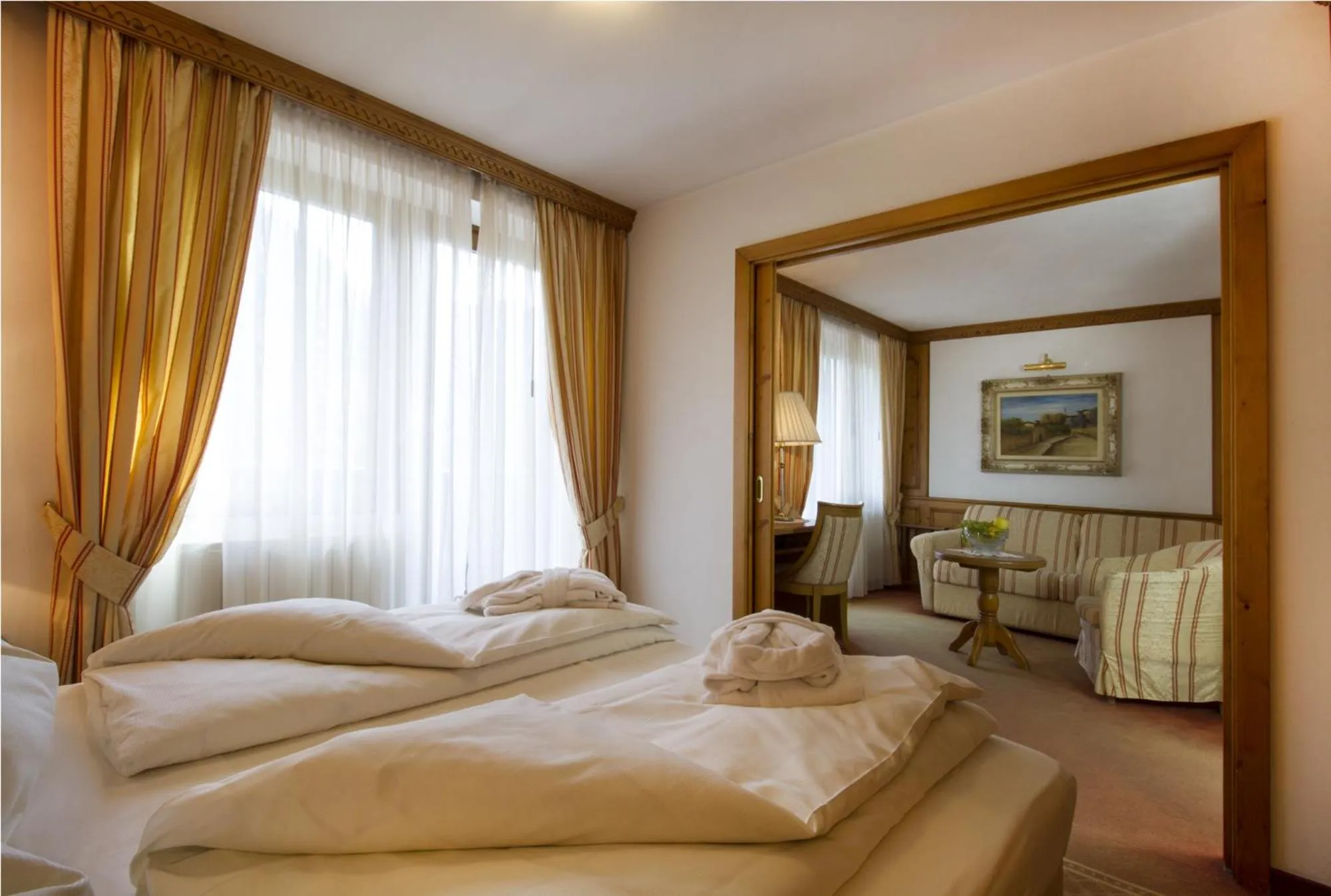 Bed in Hotel Lorenzetti