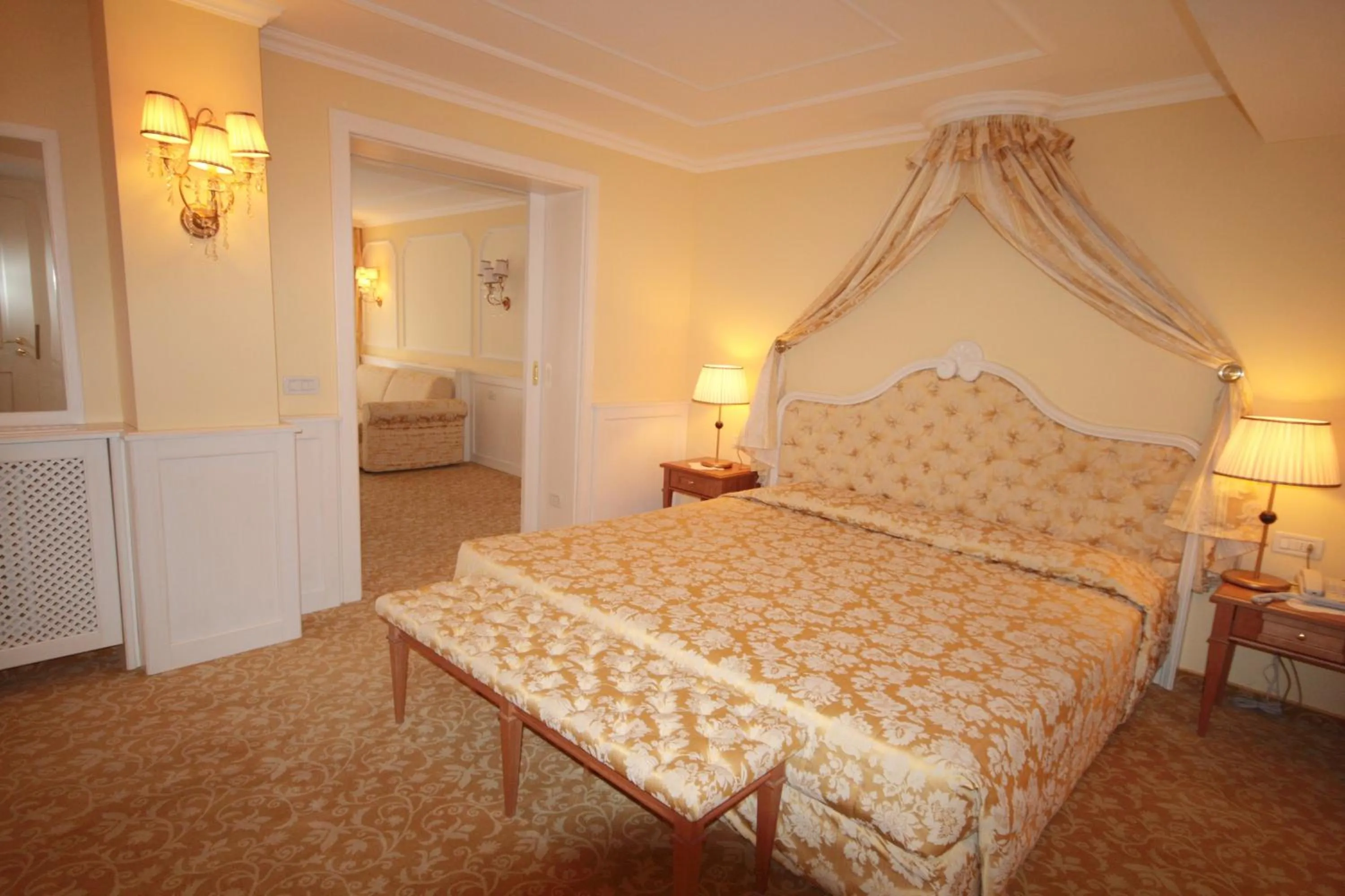 Bed in Hotel Lorenzetti