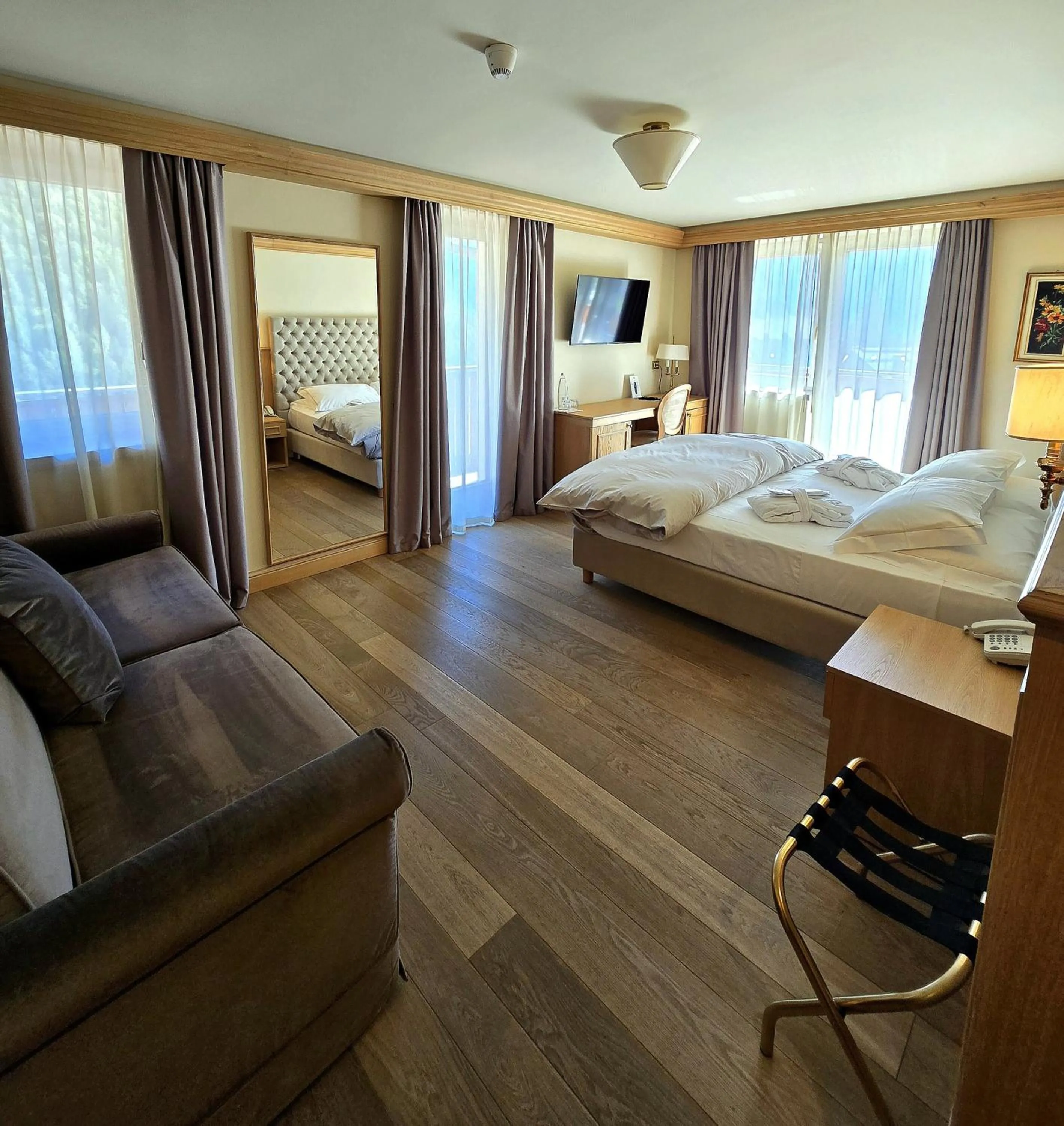 Bed in Hotel Lorenzetti