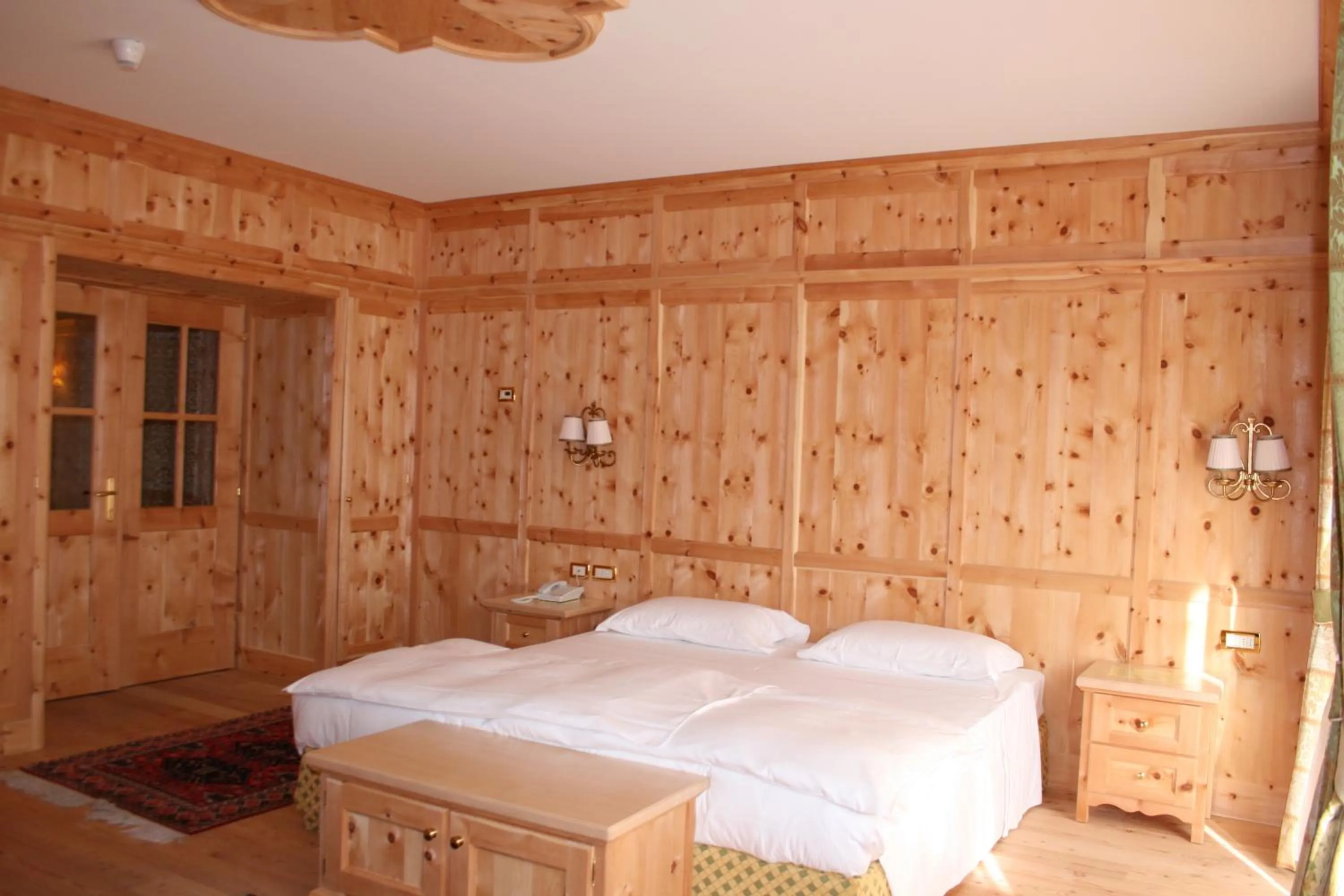 Bed in Hotel Lorenzetti