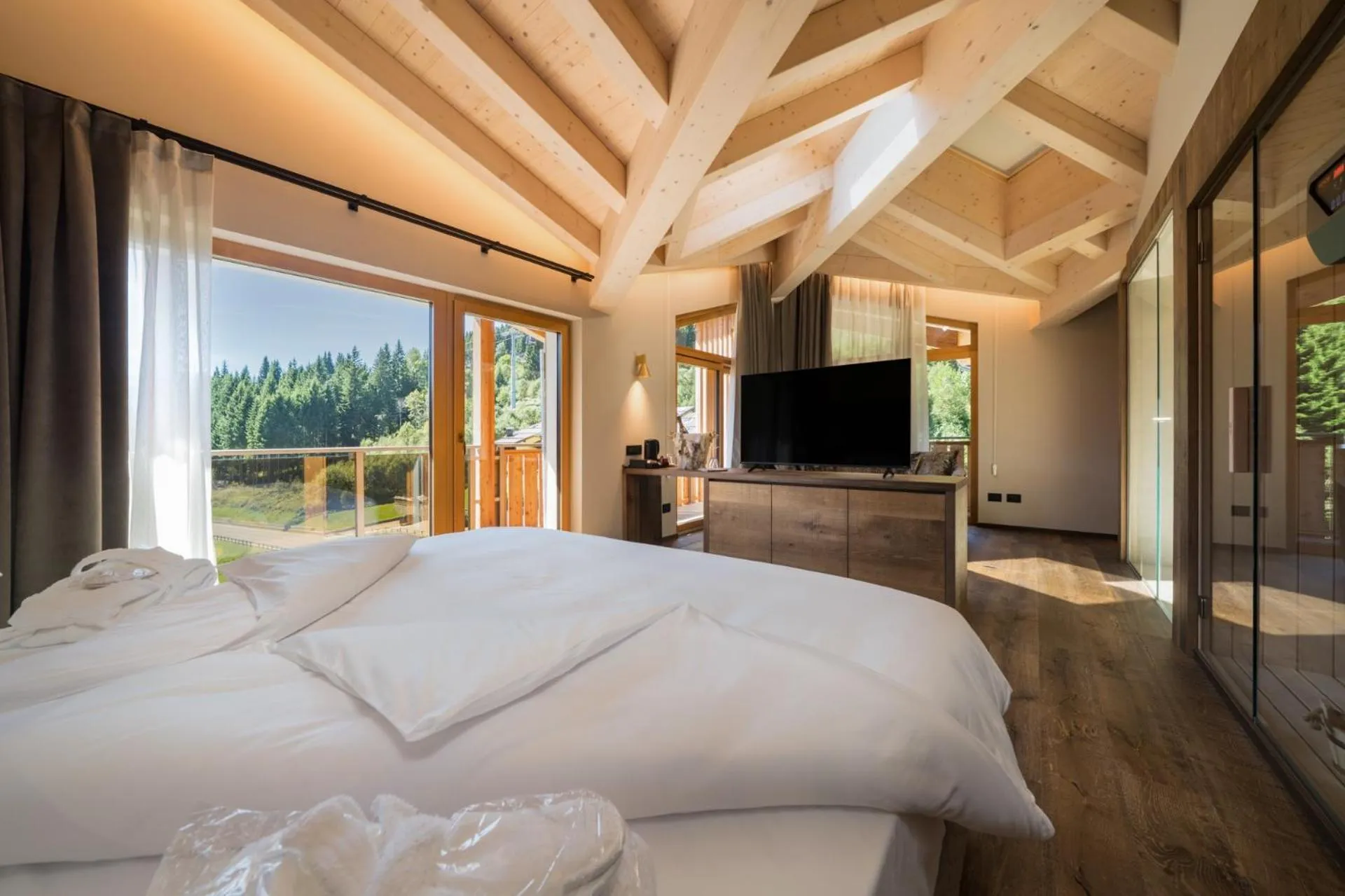 Bed in Hotel Lorenzetti