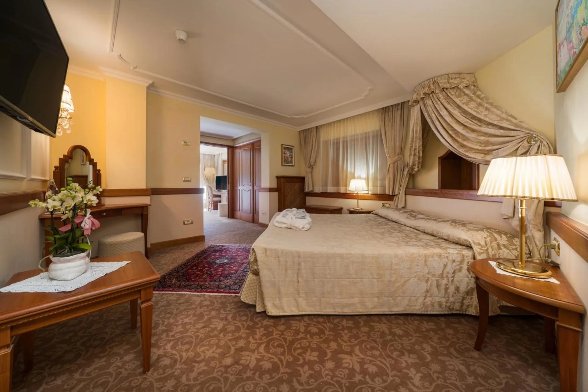 Bed in Hotel Lorenzetti