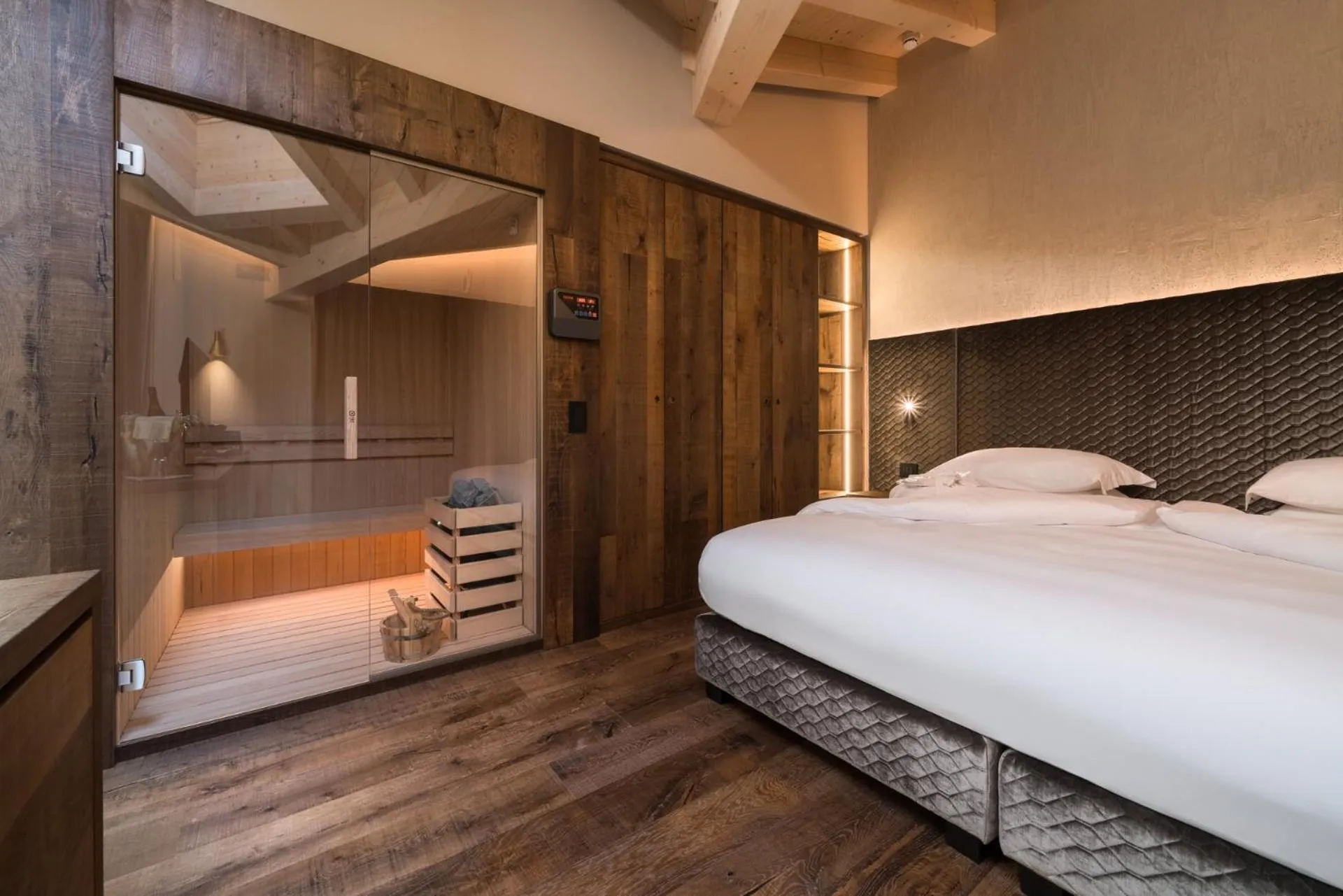 Bed in Hotel Lorenzetti