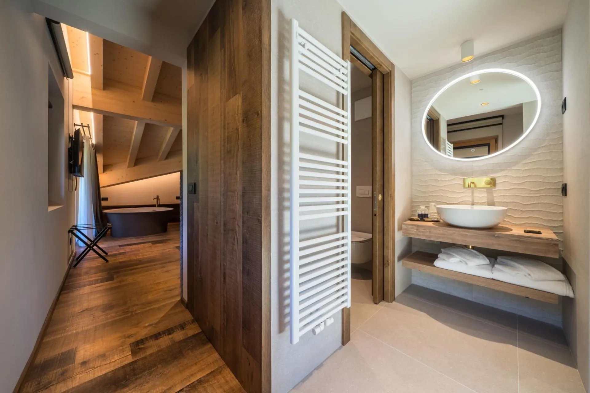 Bed in Hotel Lorenzetti