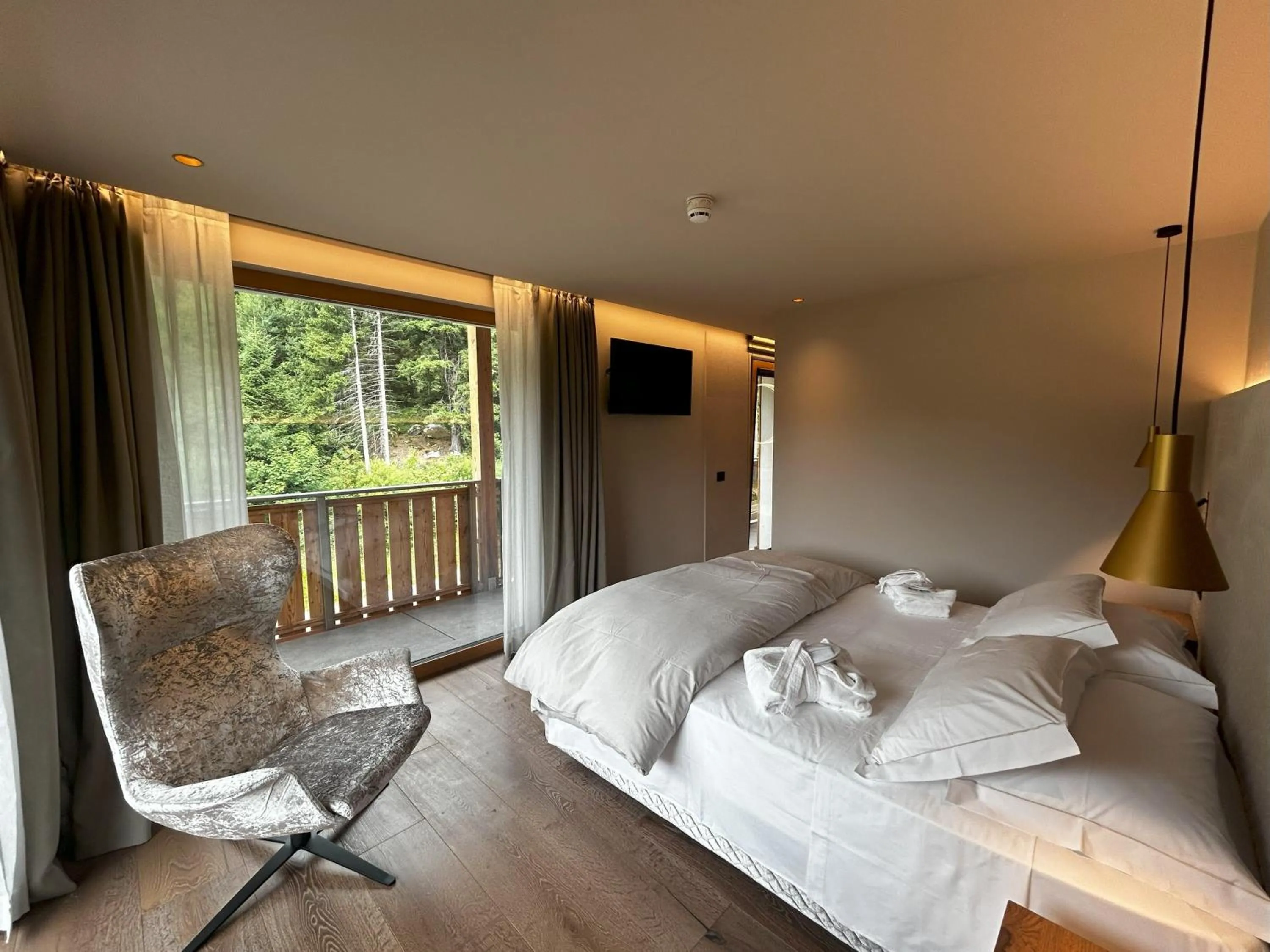 Bed in Hotel Lorenzetti