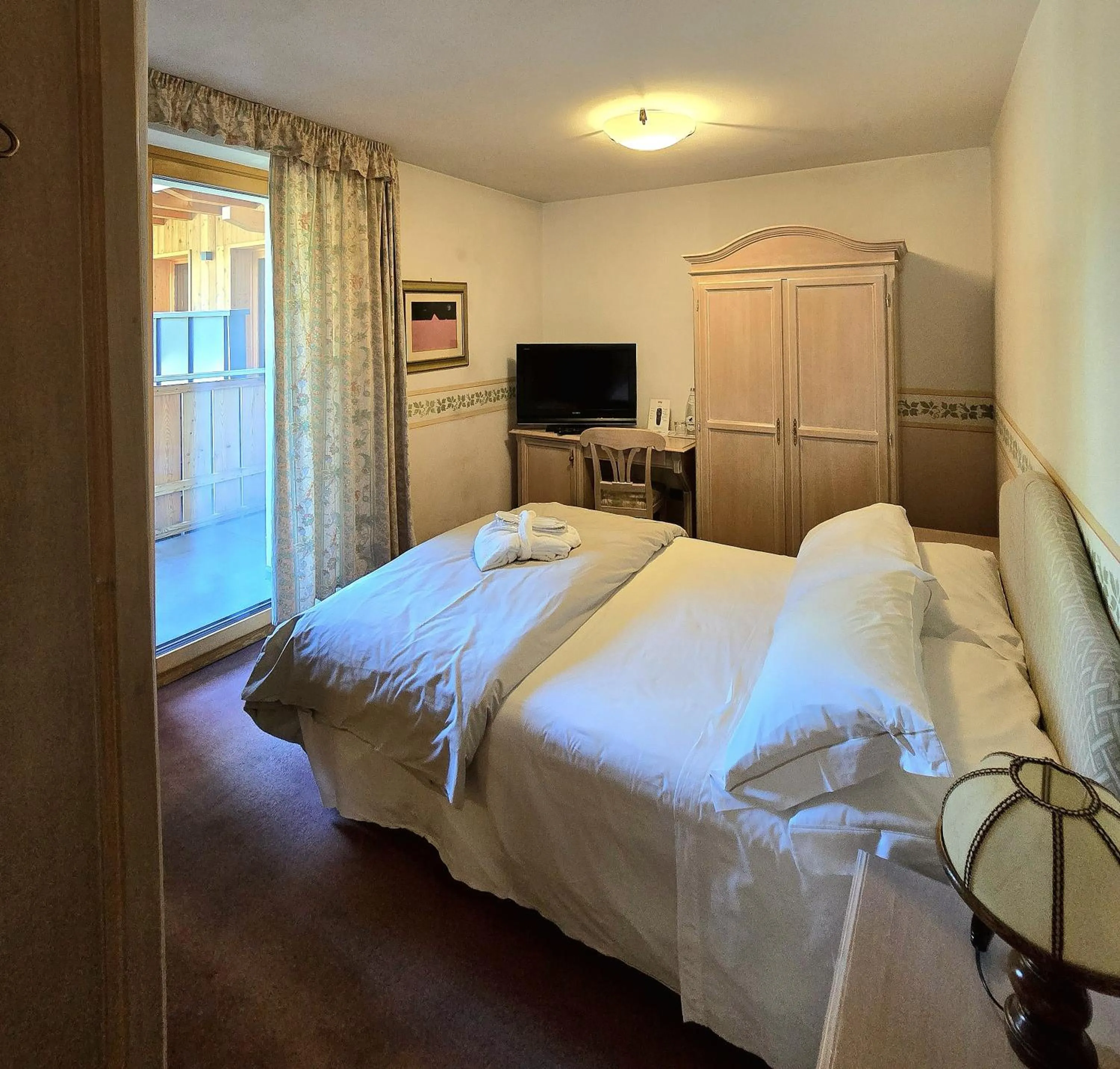 Bed in Hotel Lorenzetti