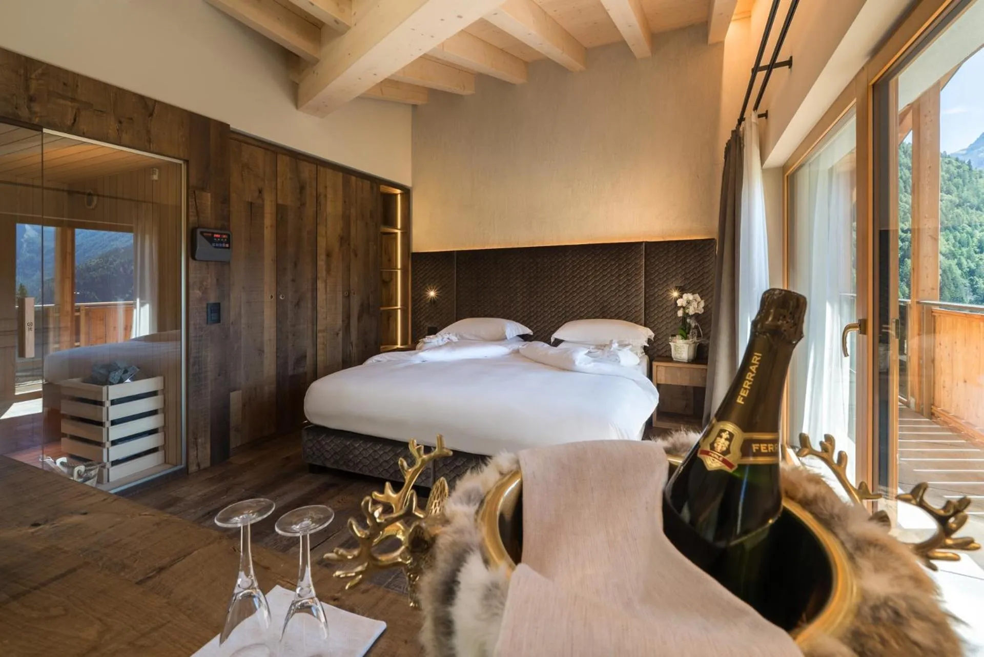 Bed in Hotel Lorenzetti