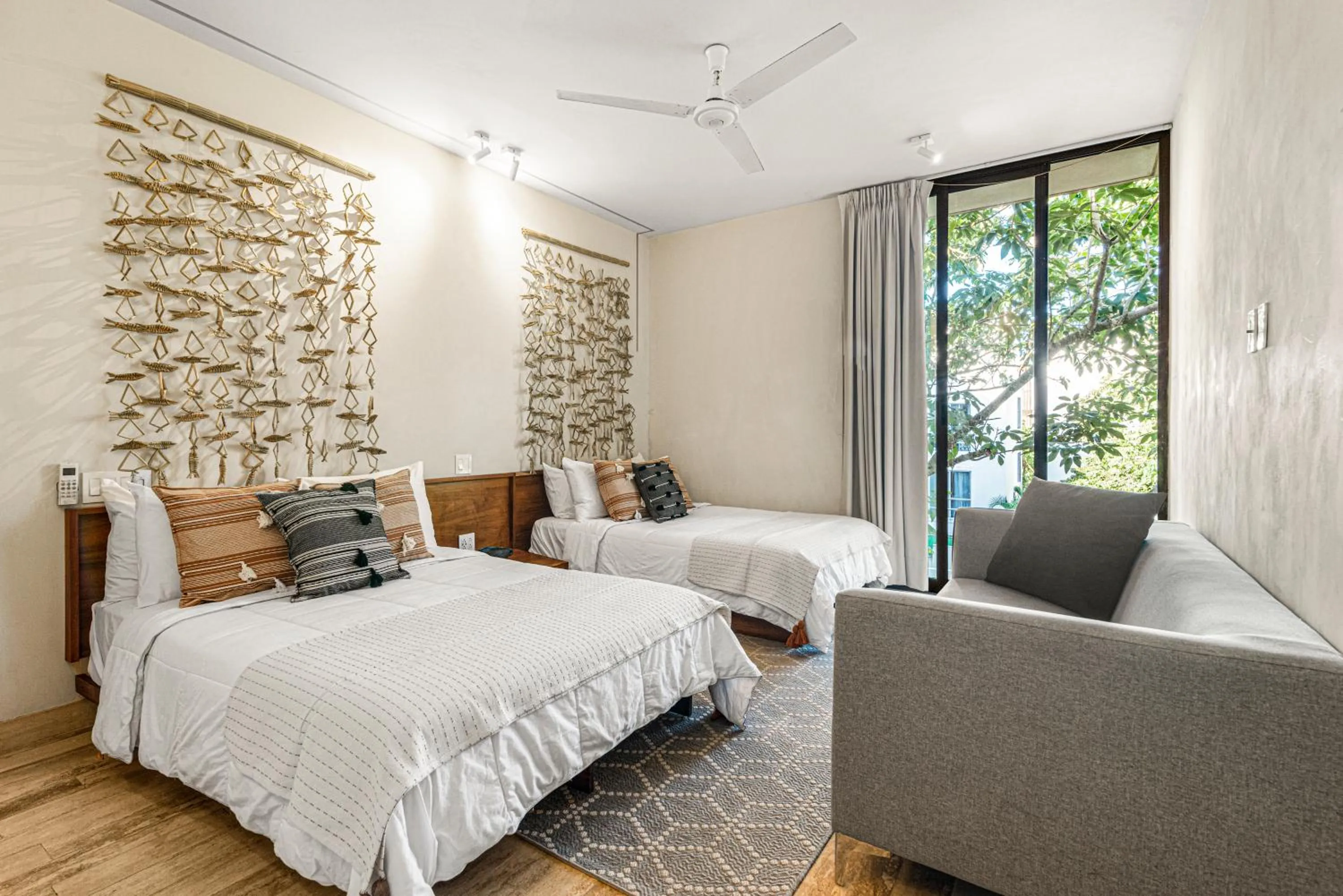 Bedroom in 307 Amazing jungle view apartment.