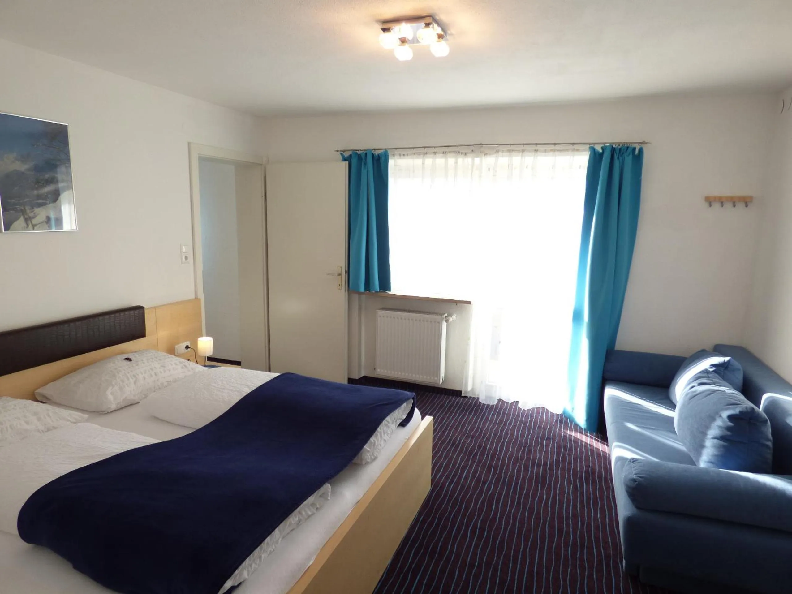 Bed in Panoramahotel