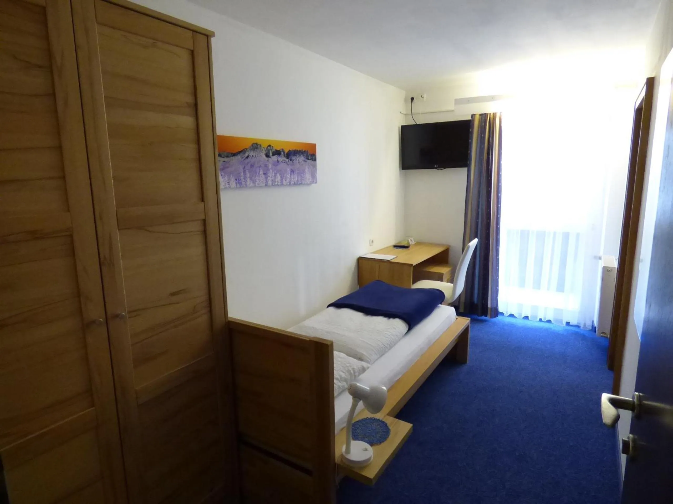 Bed in Panoramahotel