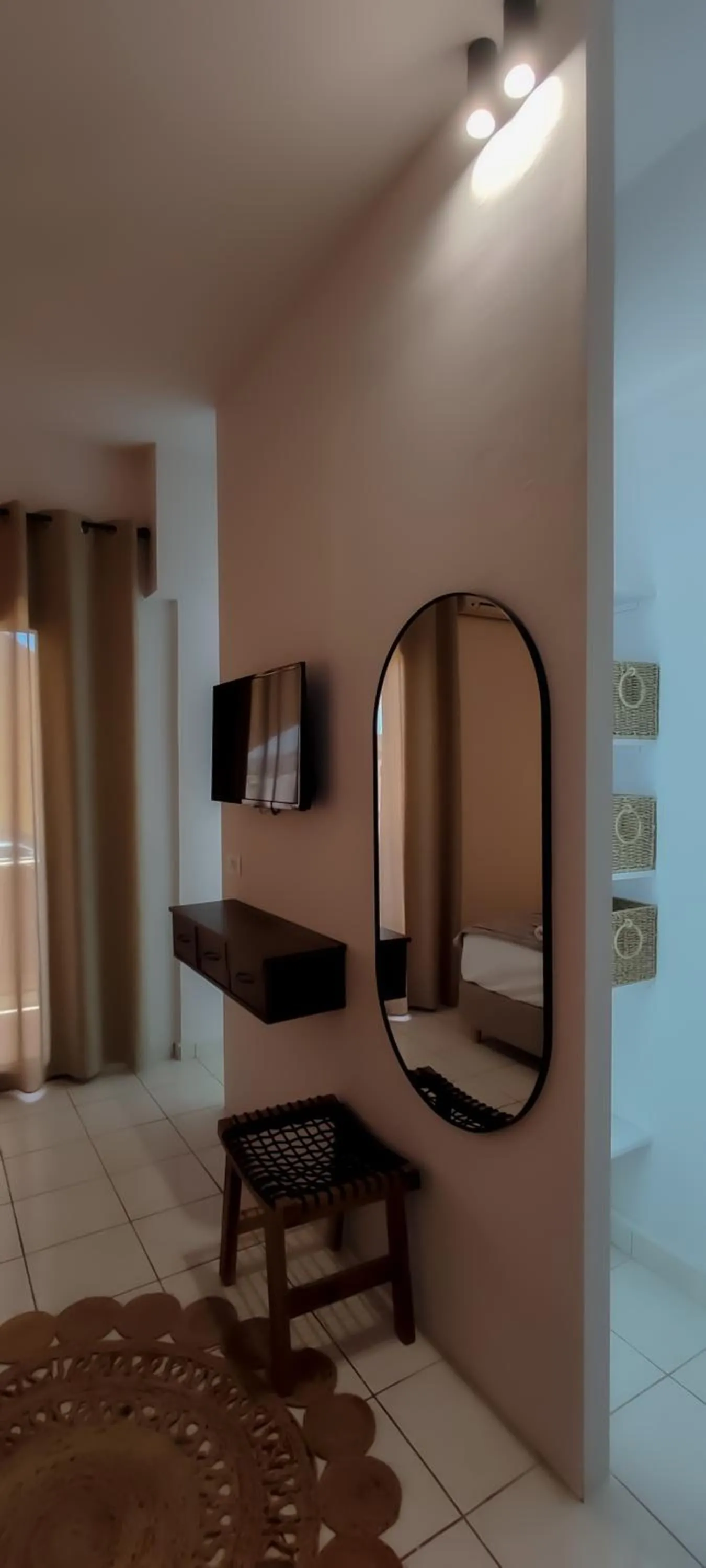 Bed in Niki Apartments