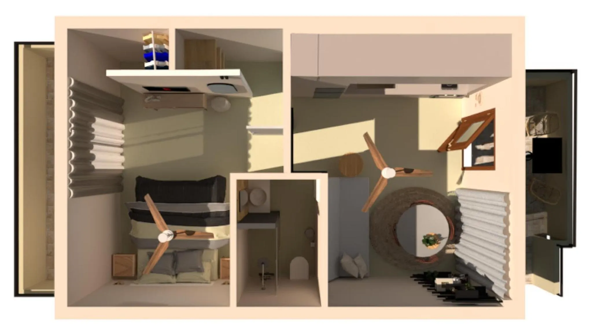 Floor plan in Niki Apartments