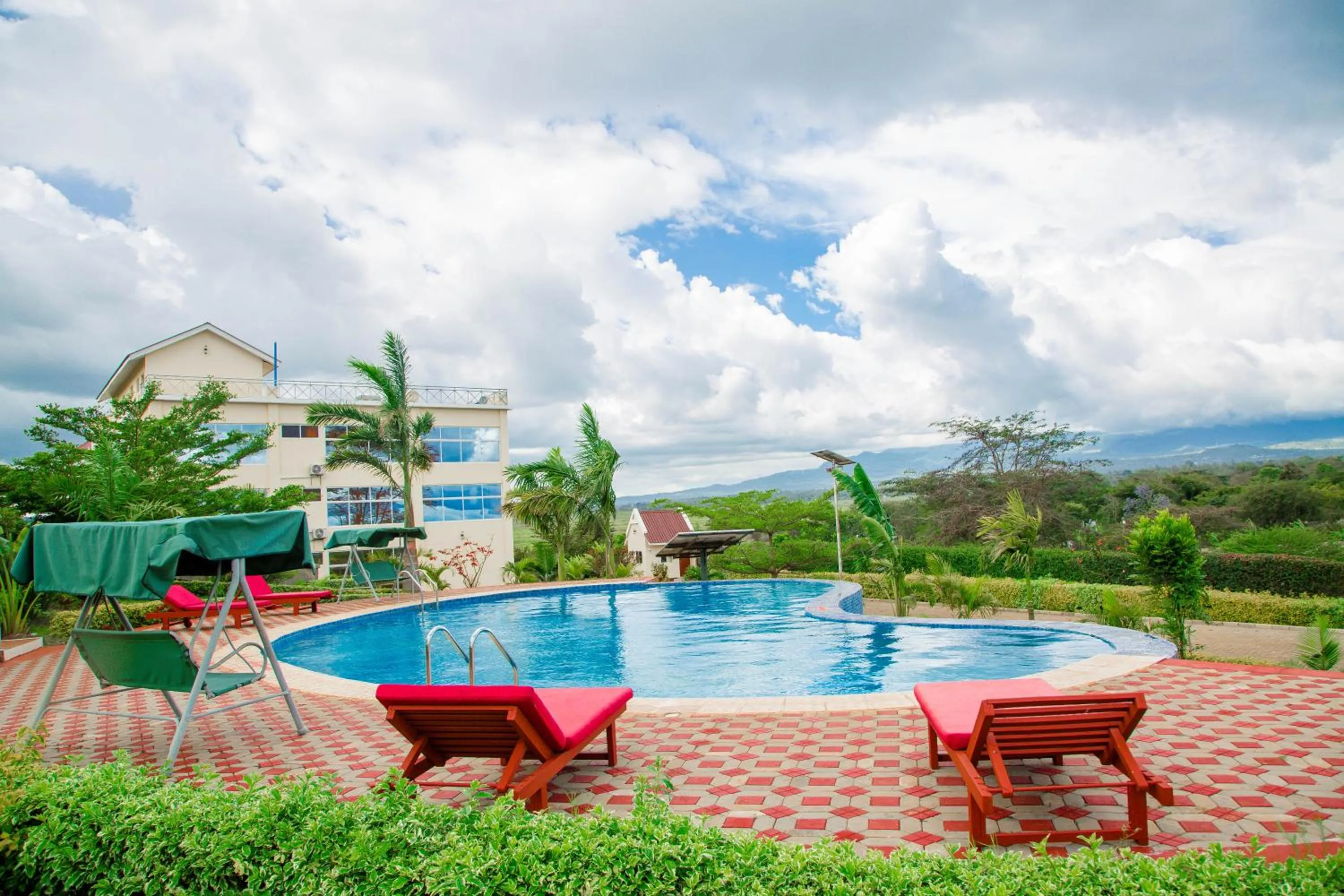 Pool view in A1 Hotel and Resort