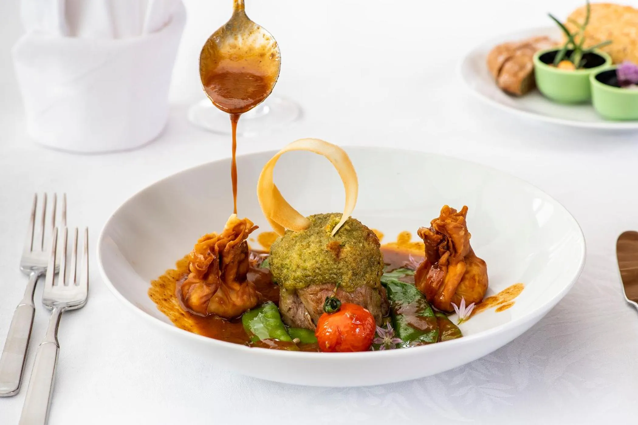 Food and drinks in Berghotel Jochgrimm - Your Dolomites Home