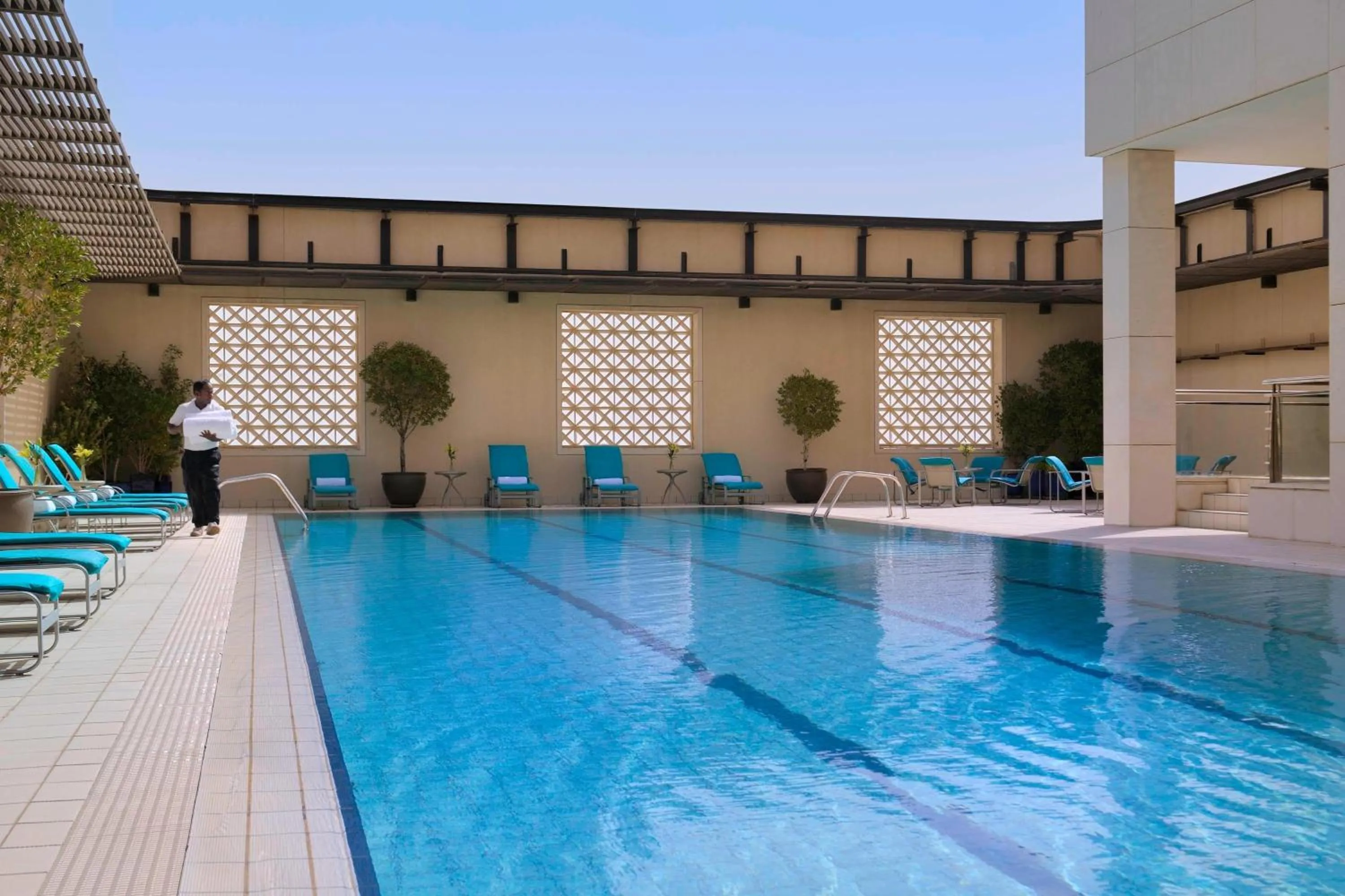 Swimming pool in Courtyard By Marriott Kuwait City