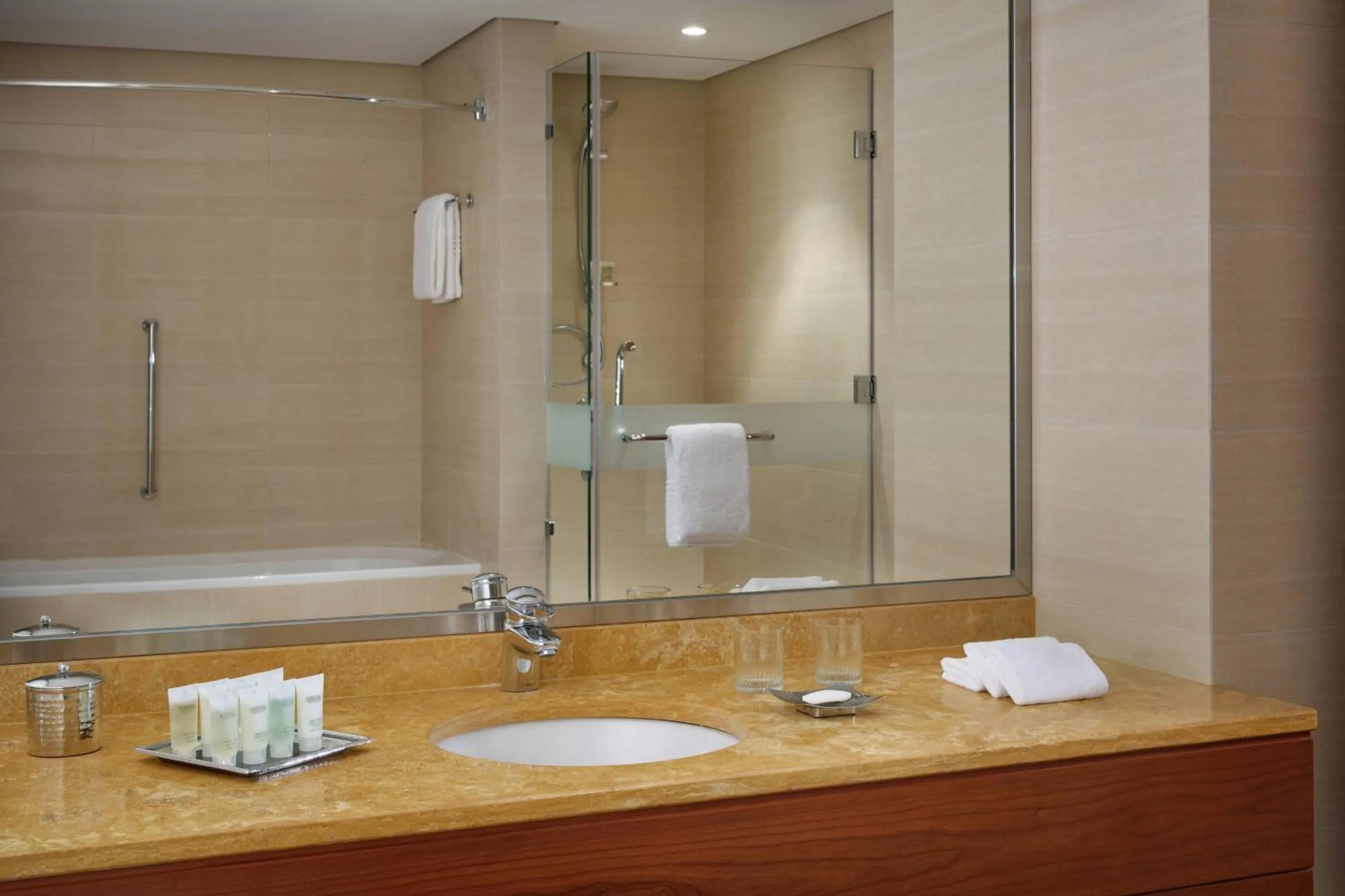 Bathroom in Courtyard By Marriott Kuwait City