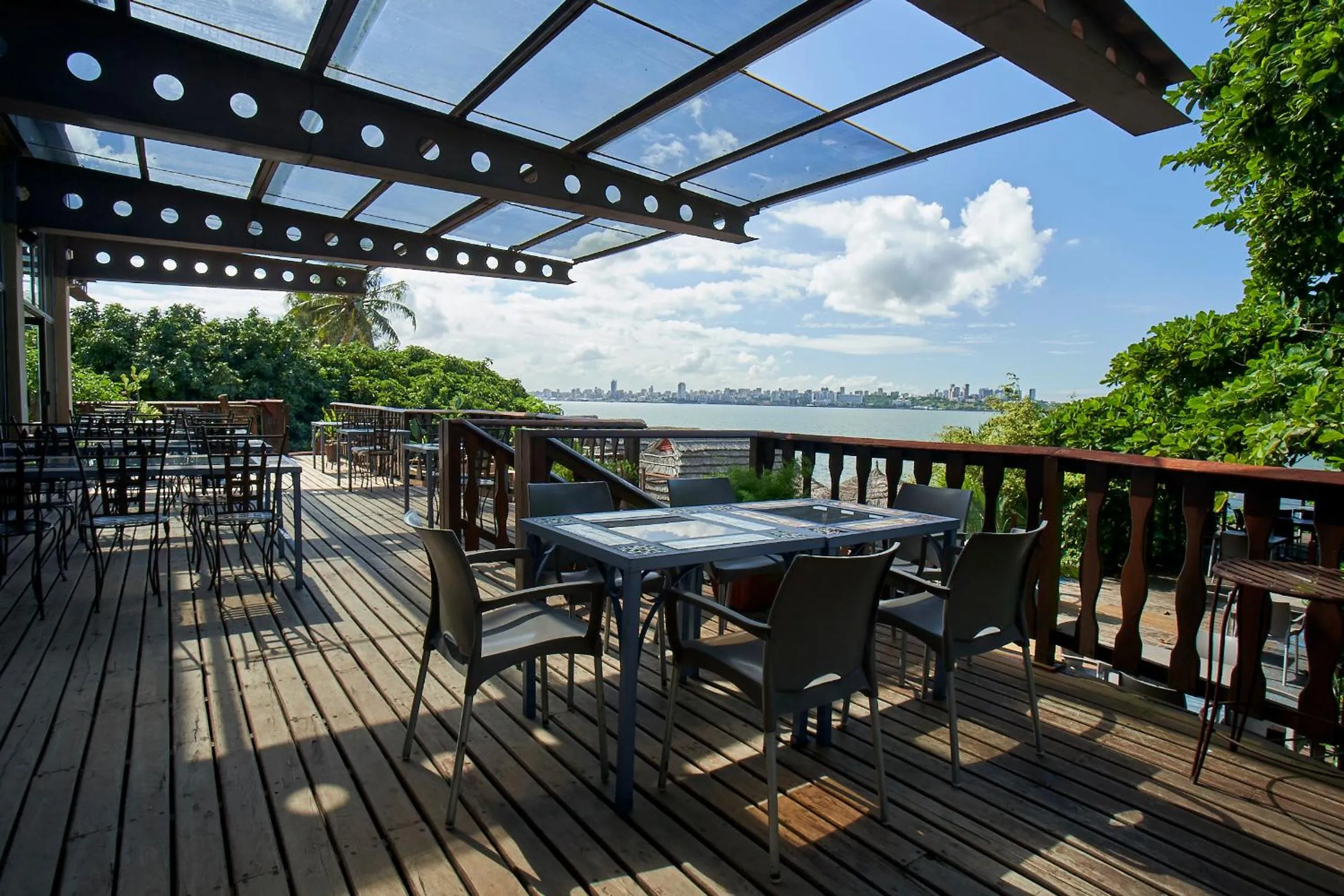 Patio in Catembe Gallery Hotel