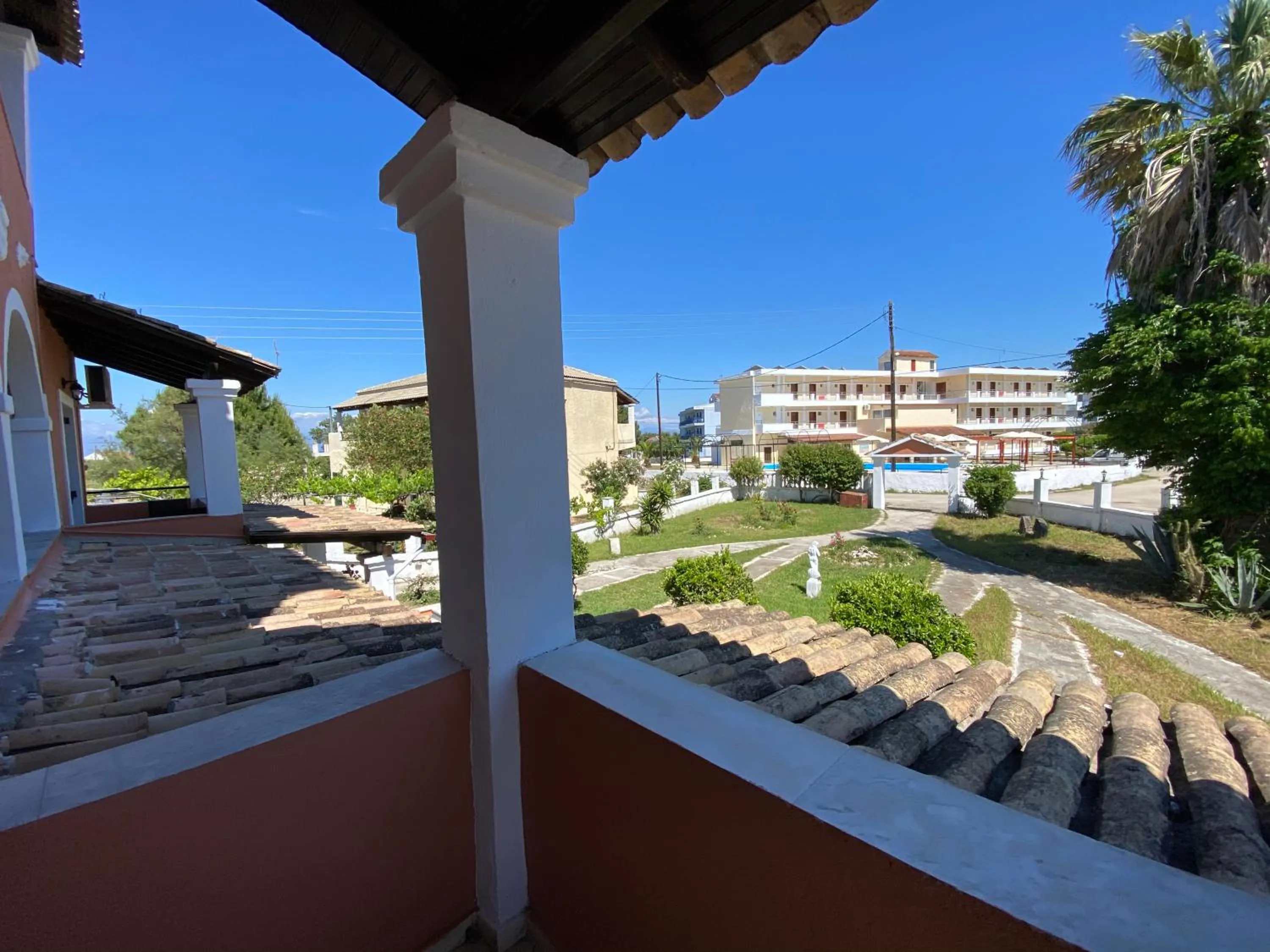 Balcony/Terrace in Villa Corfiota Moraitika Beach