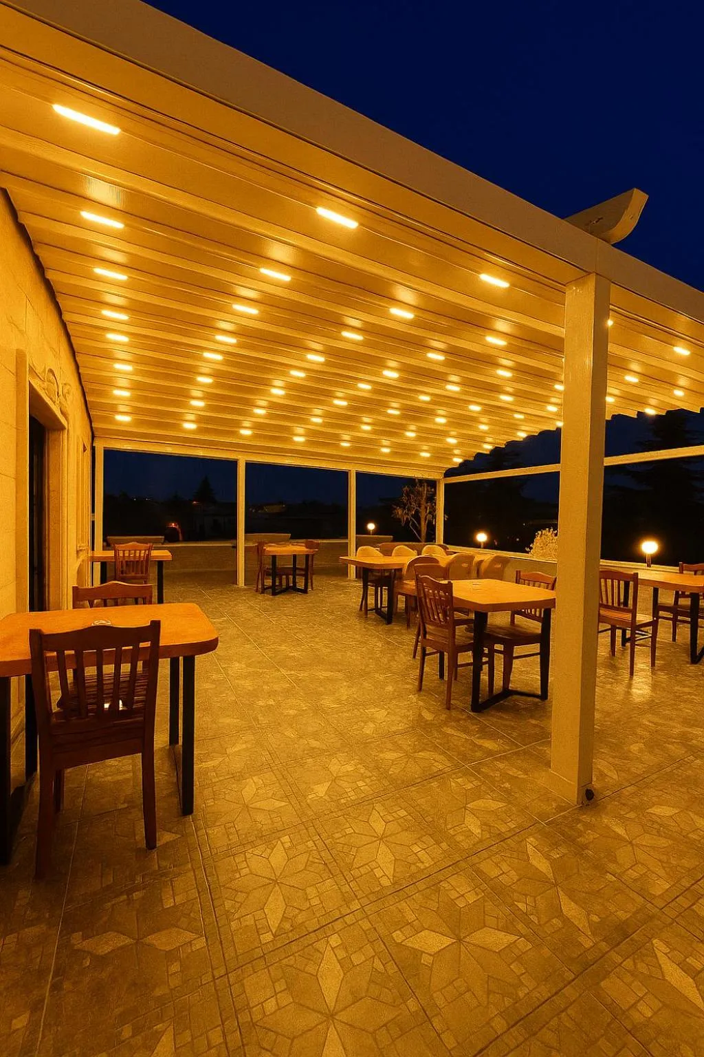 Patio in Grand Uchisar Hotel