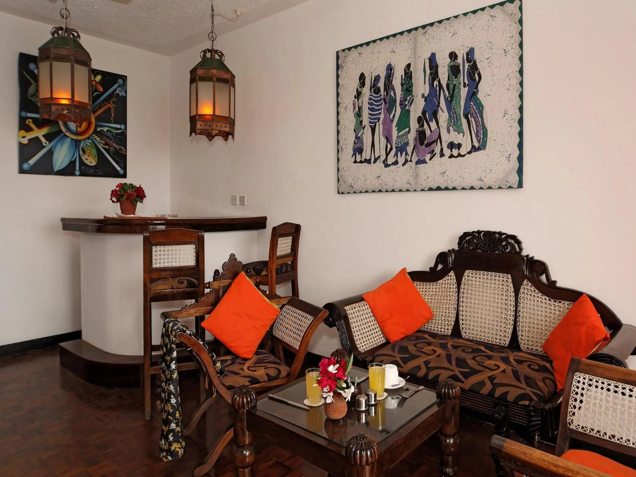 Communal lounge/ TV room in Kaskazi Beach Resort