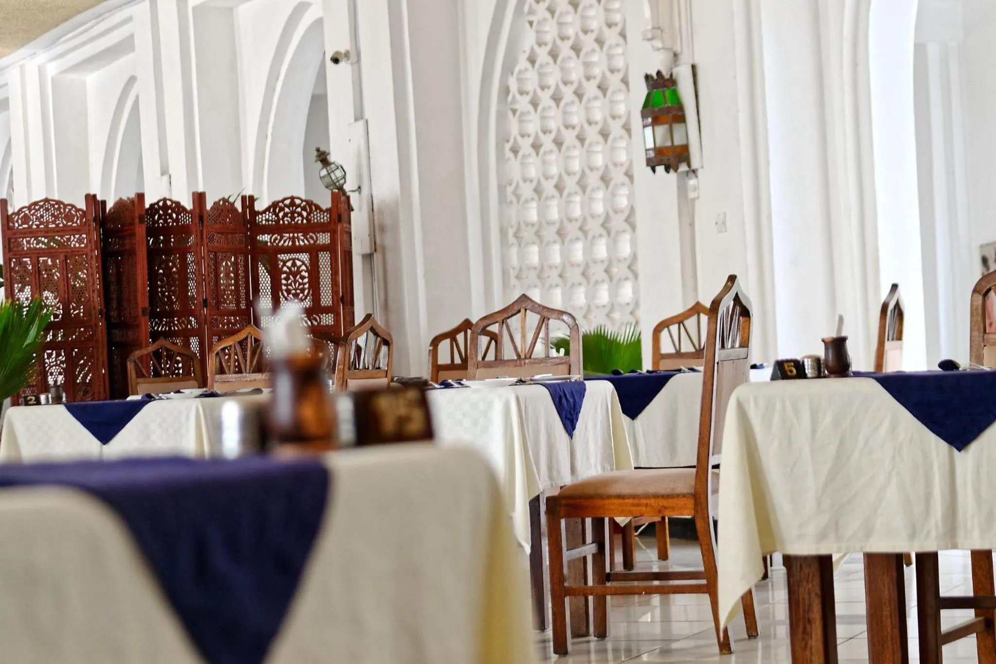 Dining area in Kaskazi Beach Resort