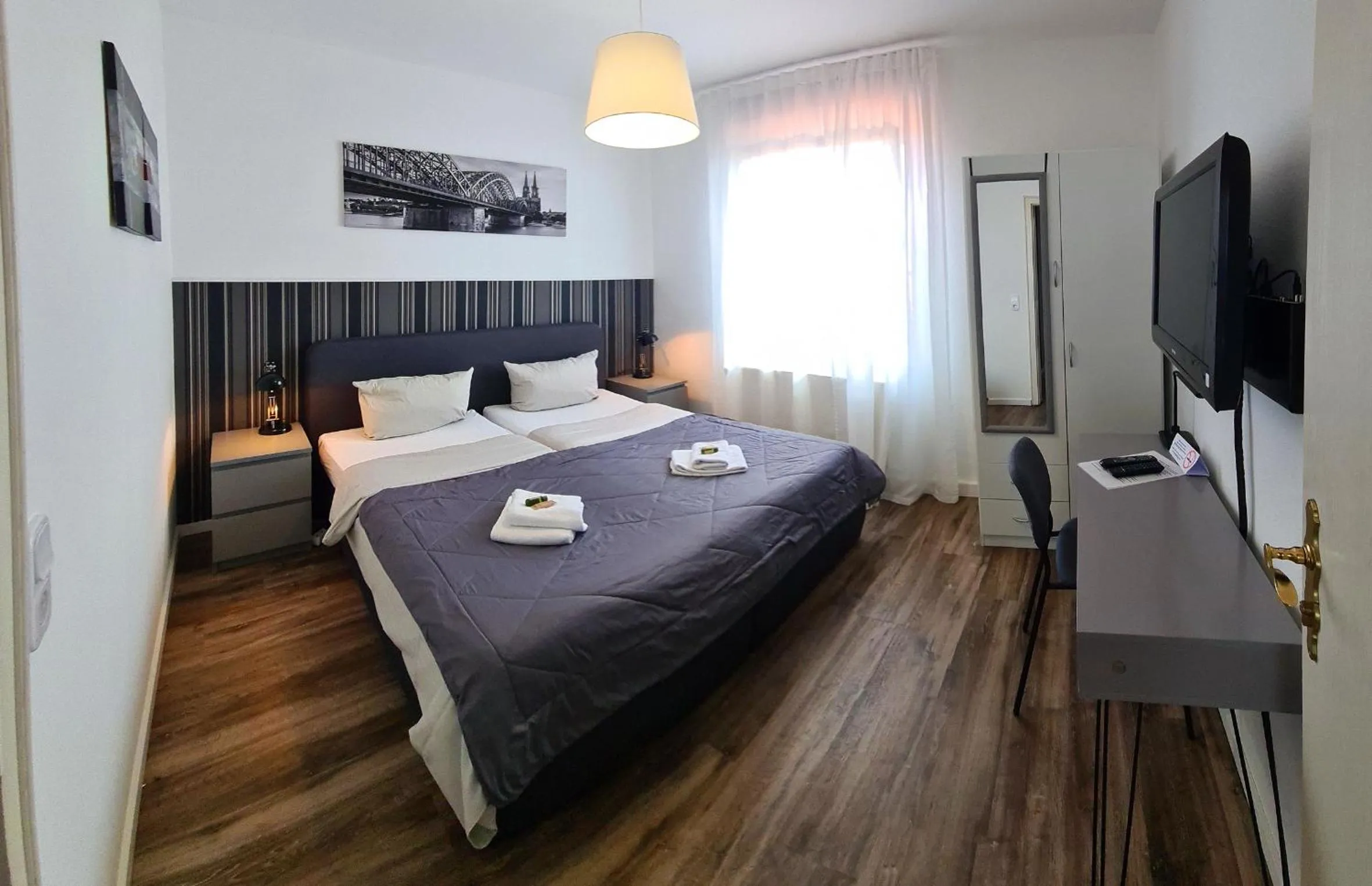 Bed in Hotel Bürgerhof