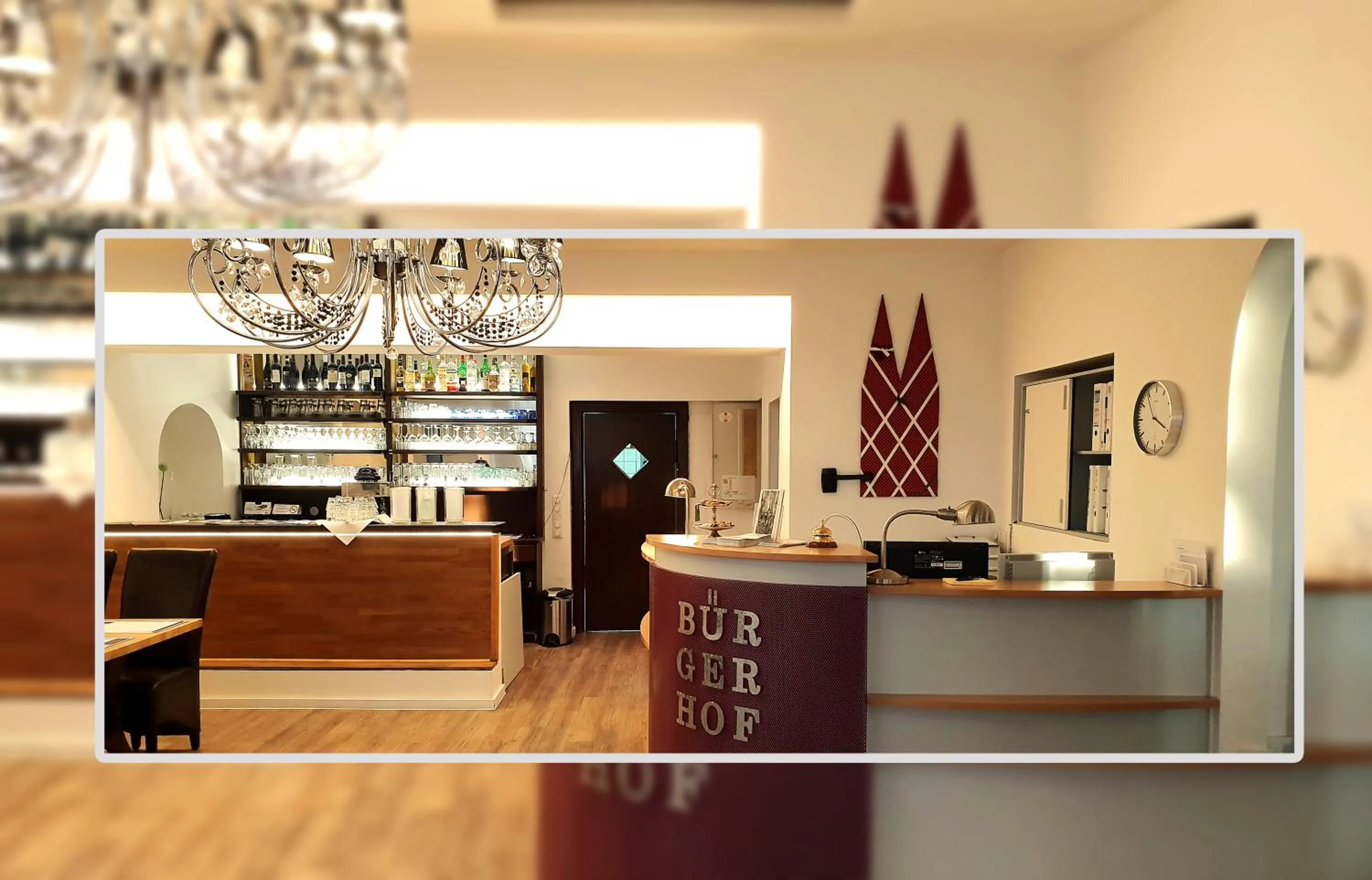 Communal lounge/ TV room in Hotel Bürgerhof