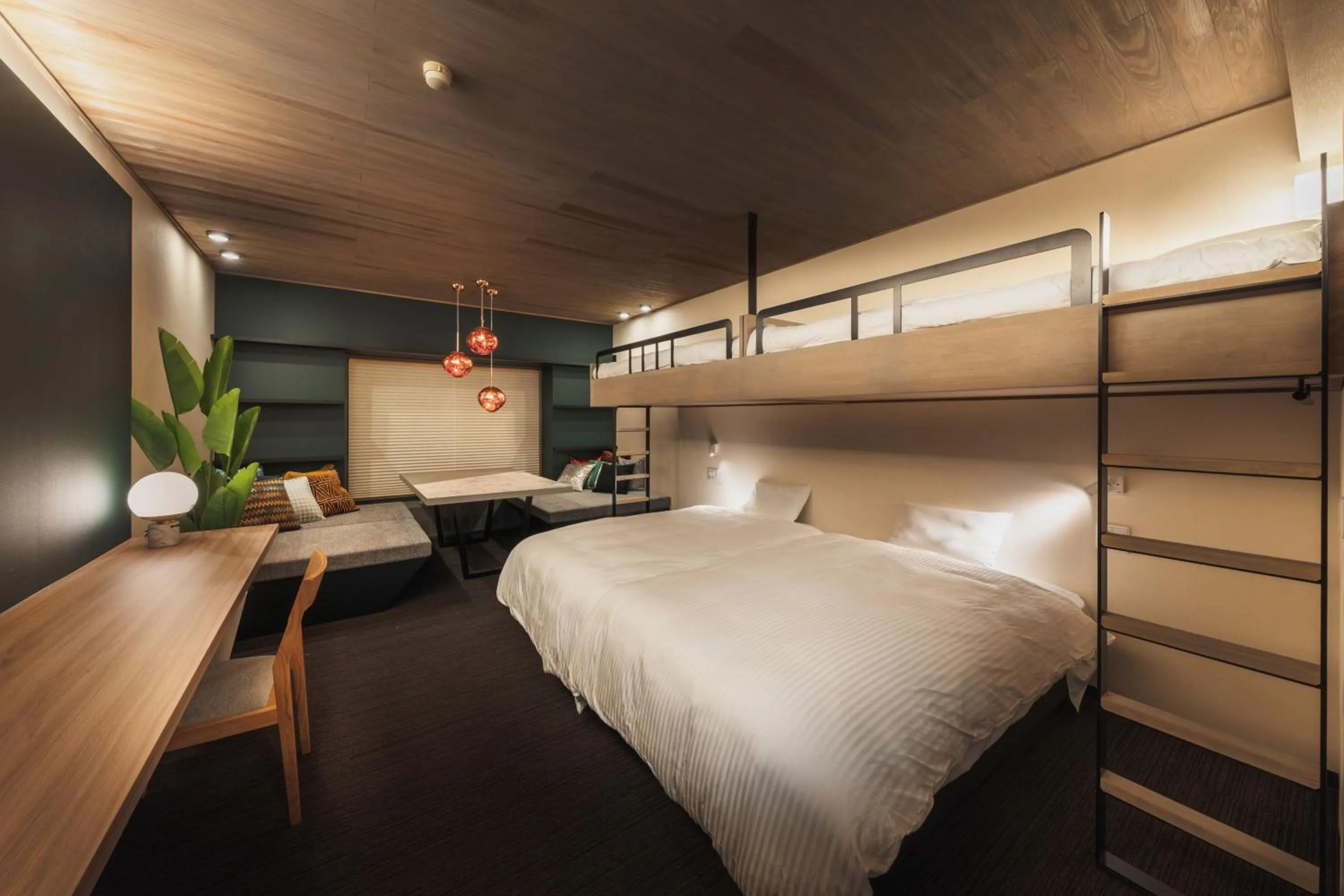 Bed in Takamiya Hotel Jurin