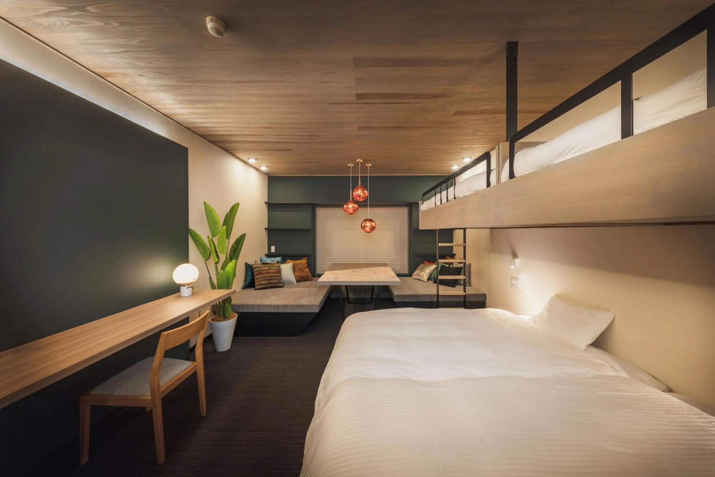 Bed in Takamiya Hotel Jurin