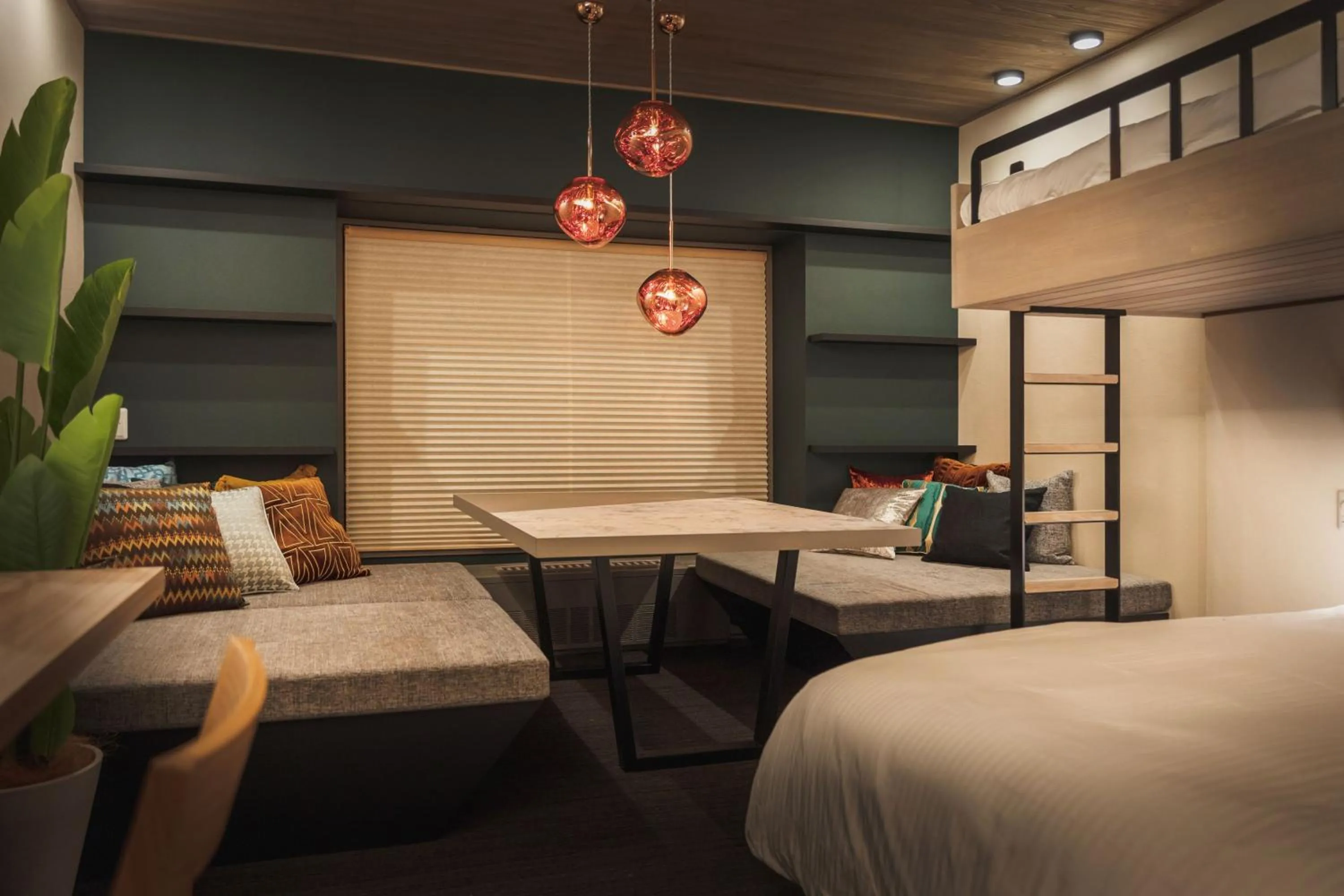 Bed in Takamiya Hotel Jurin