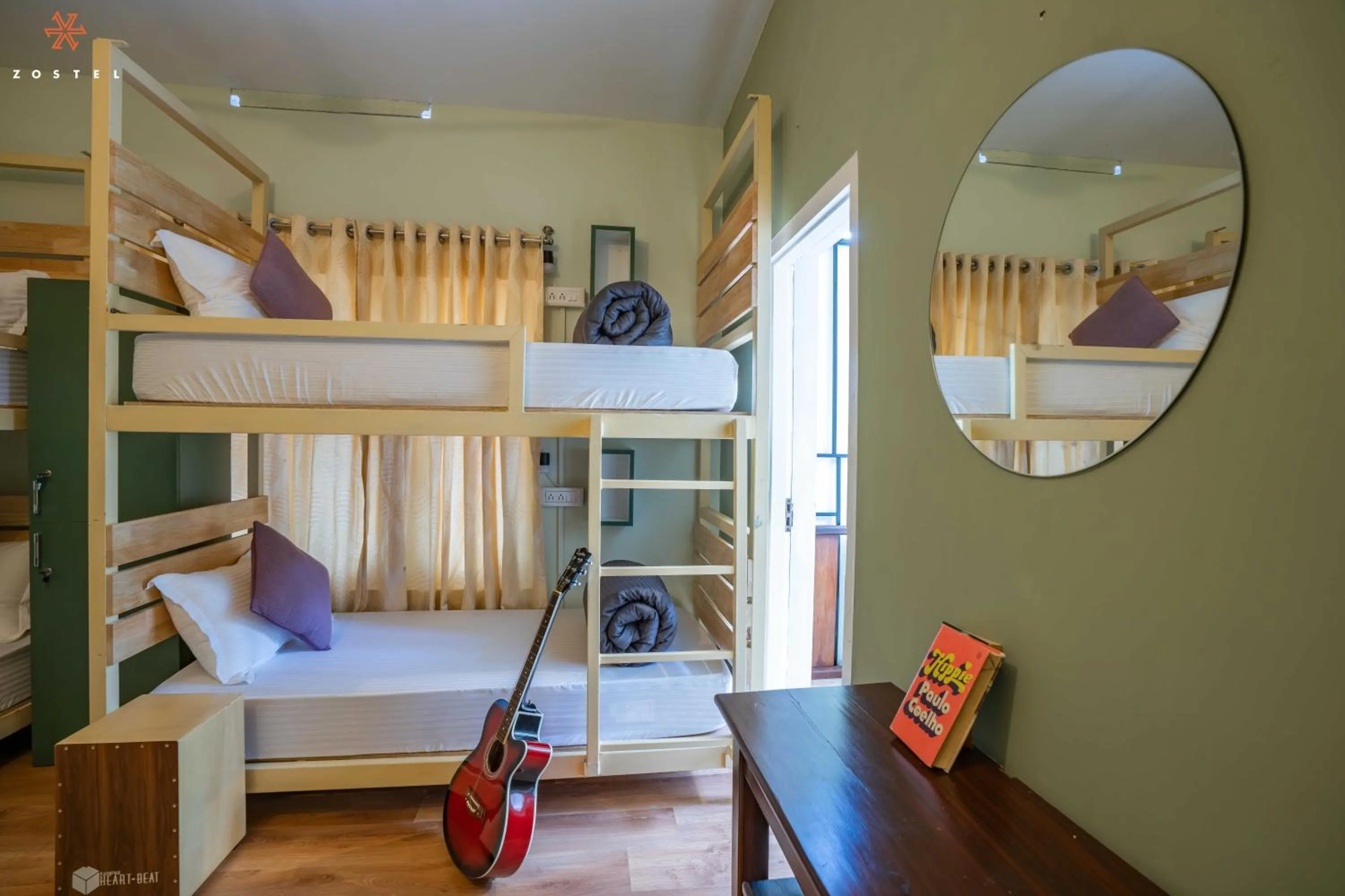 Bed in Zostel Coorg, Madikeri