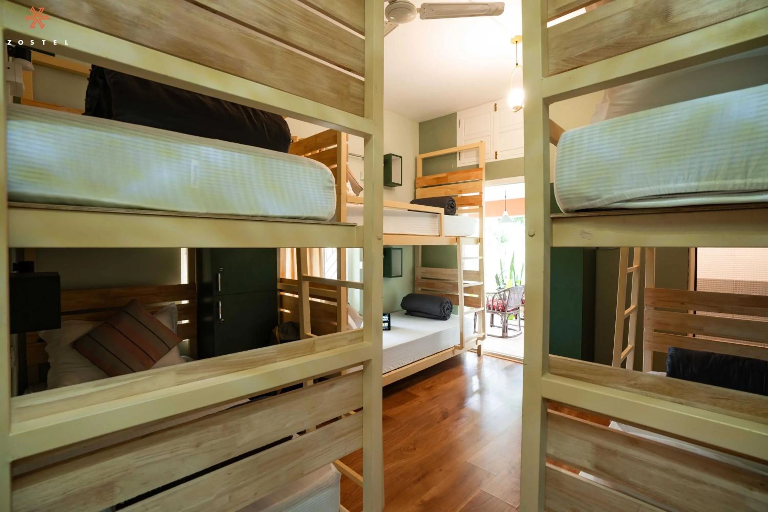 Bed in Zostel Coorg, Madikeri