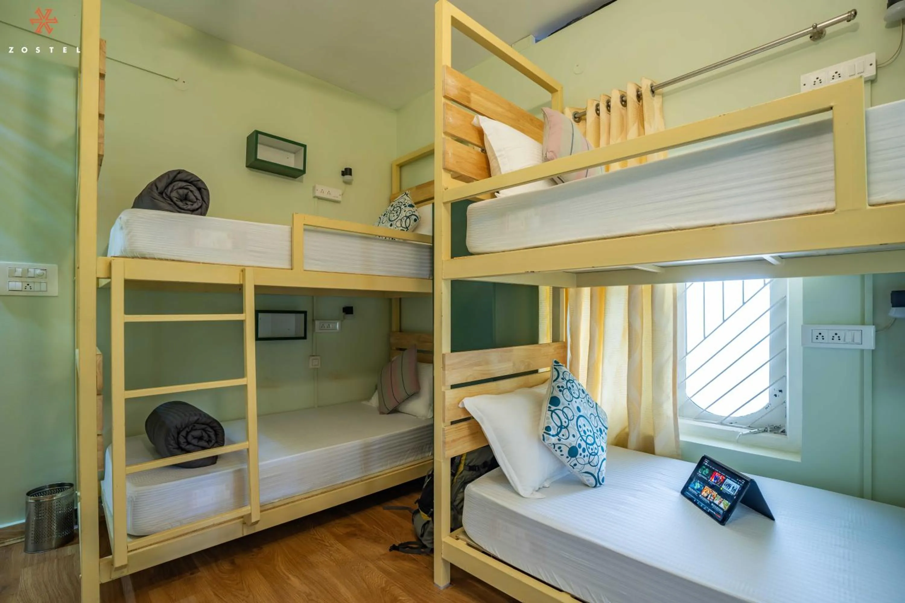 Bed in Zostel Coorg, Madikeri