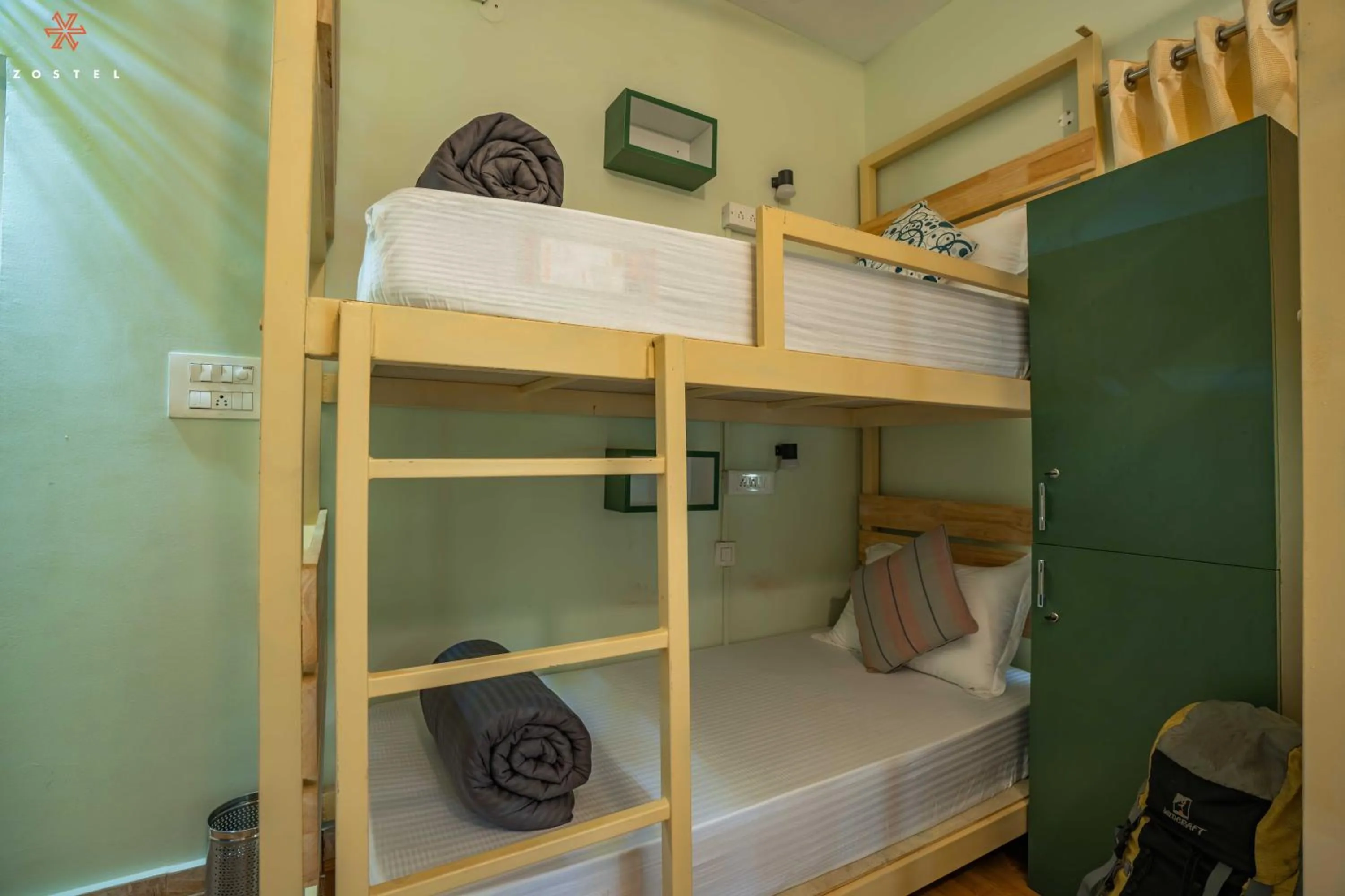 Bed in Zostel Coorg, Madikeri