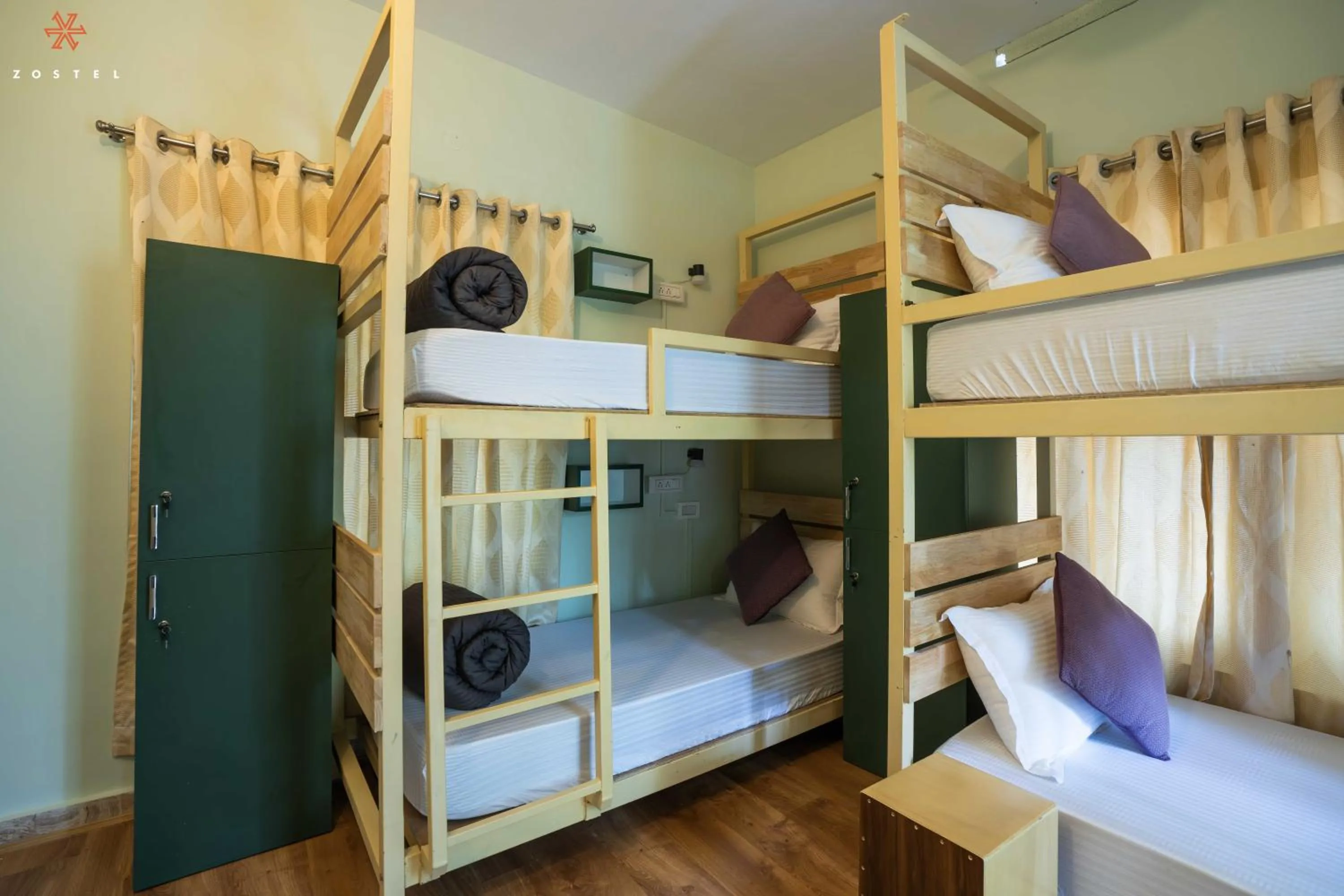 Bed in Zostel Coorg, Madikeri