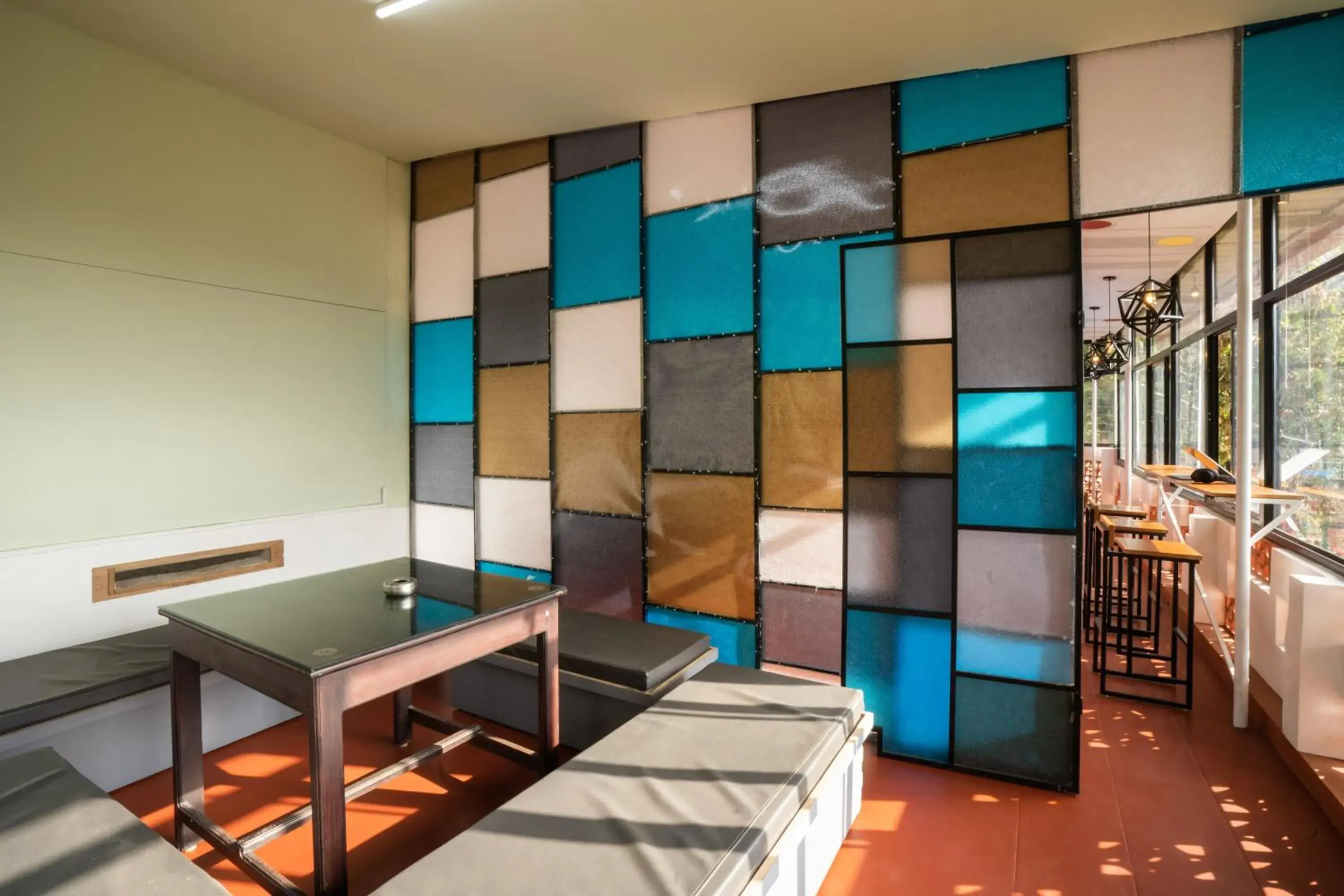 Living room in Zostel Coorg, Madikeri Living room in Zostel Coorg, Madikeri