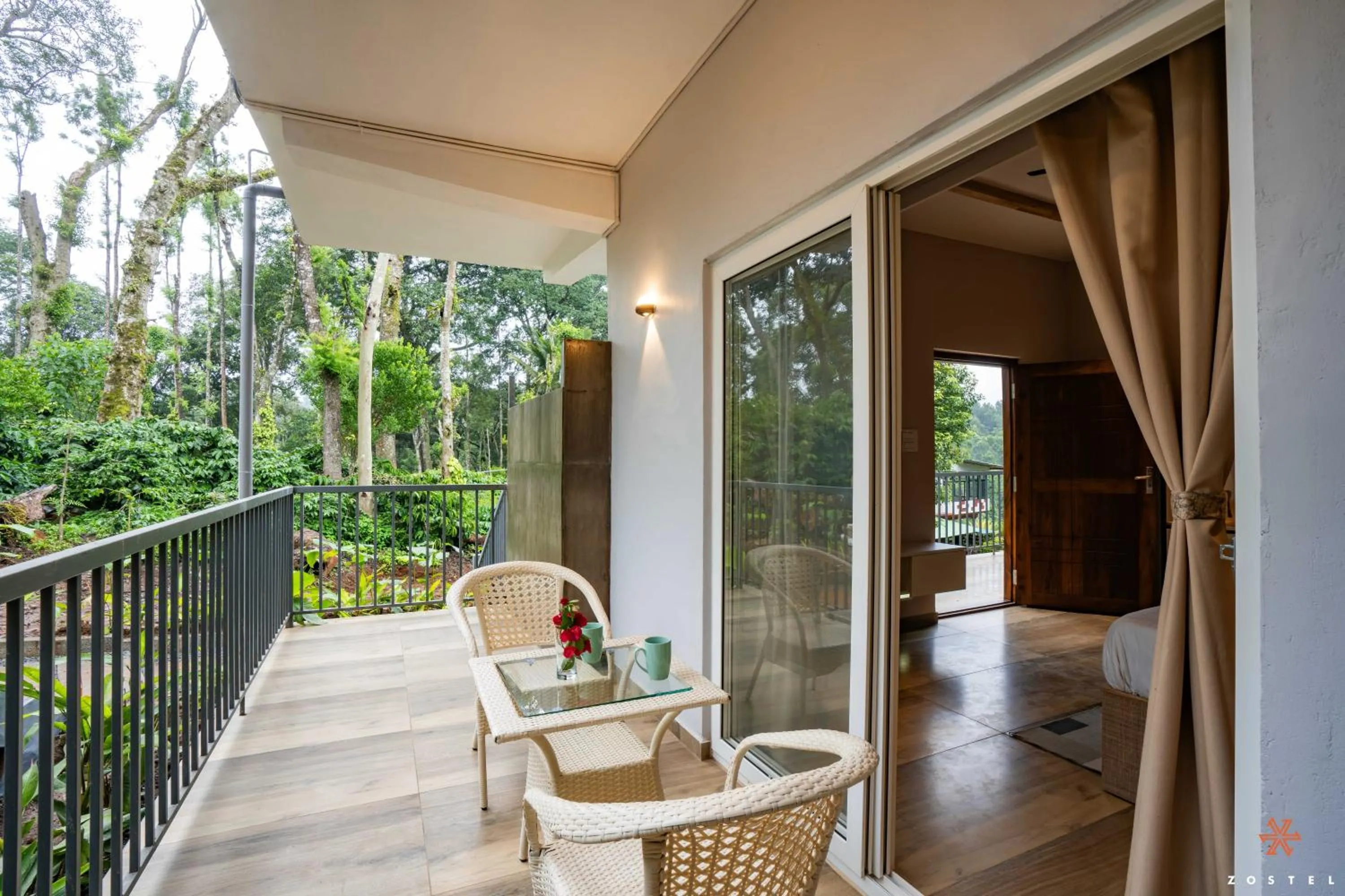 Balcony/Terrace in Zostel Coorg, Madikeri