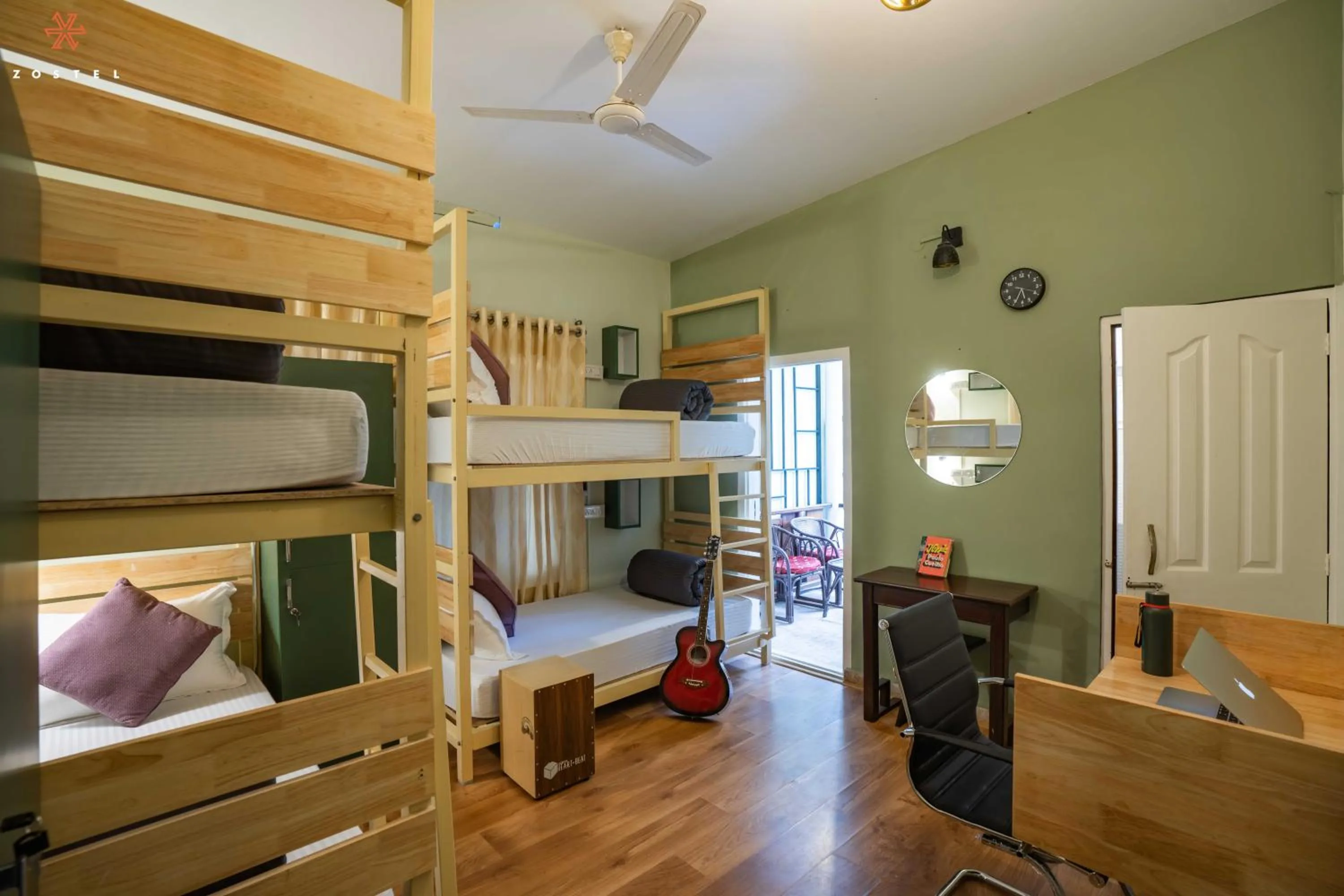 Bed in Zostel Coorg, Madikeri