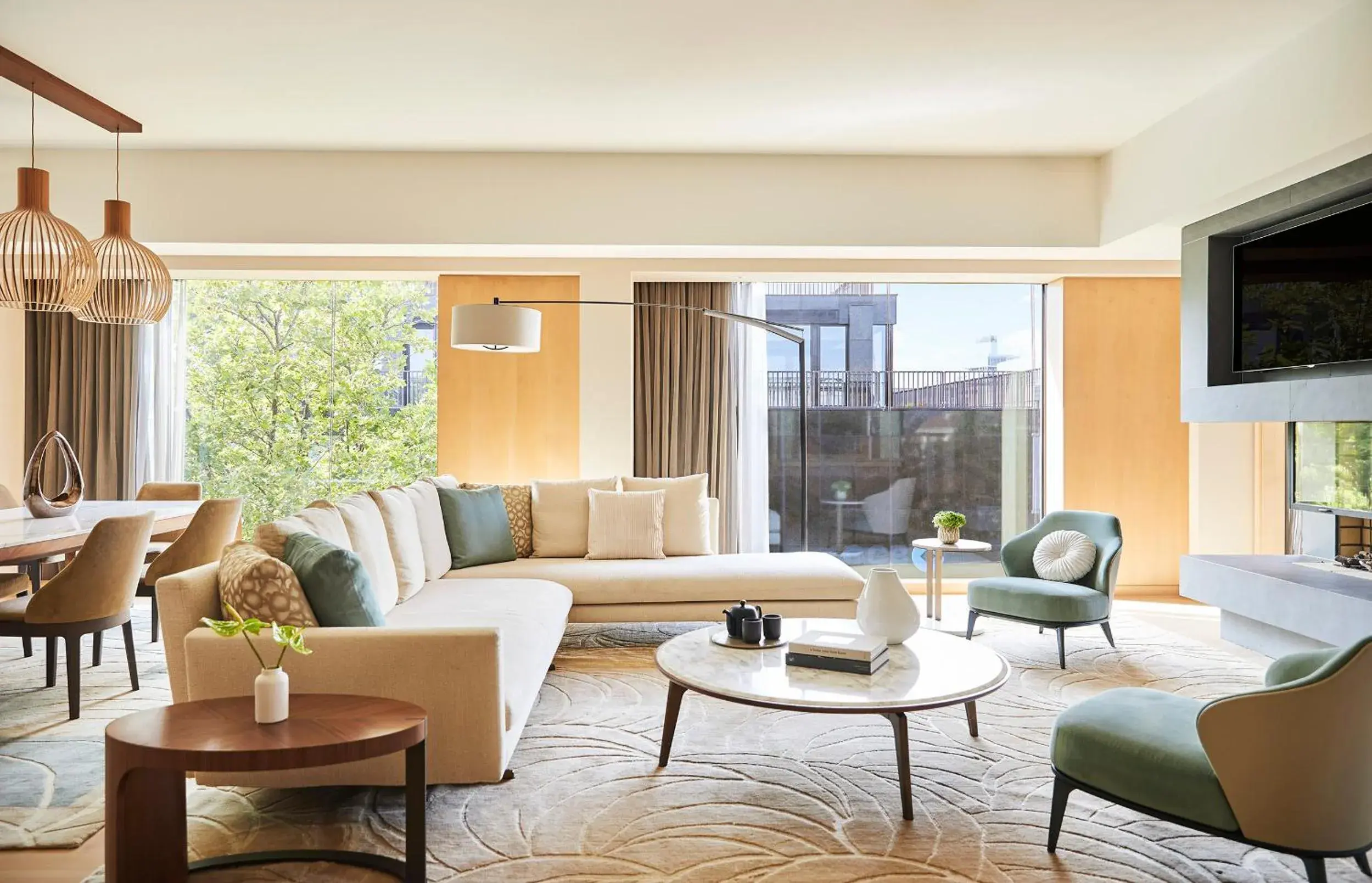 Living room in Park Hyatt Zurich – City Center Luxury Living room in Park Hyatt Zurich – City Center Luxury