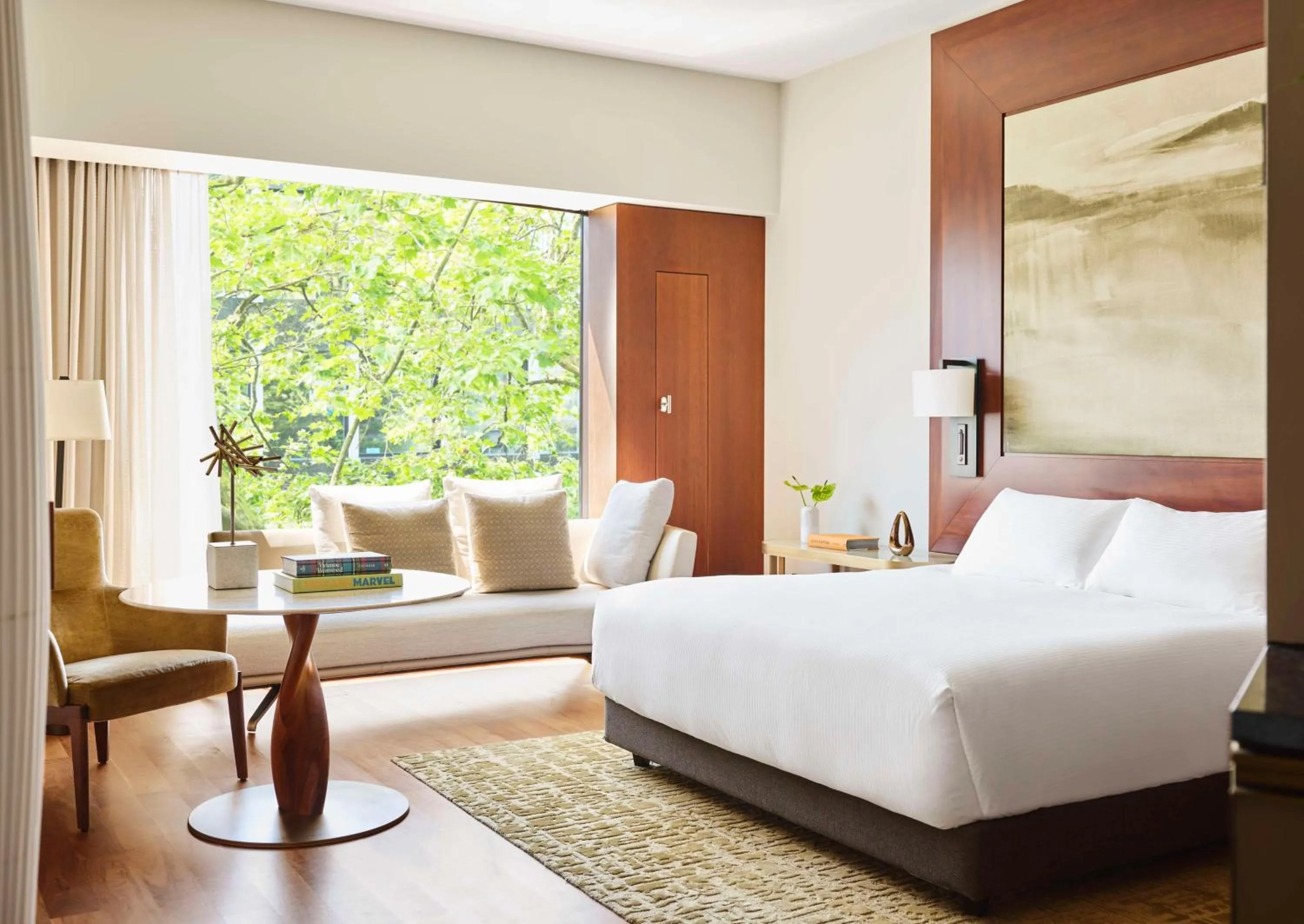 Bedroom, Bed in Park Hyatt Zurich – City Center Luxury