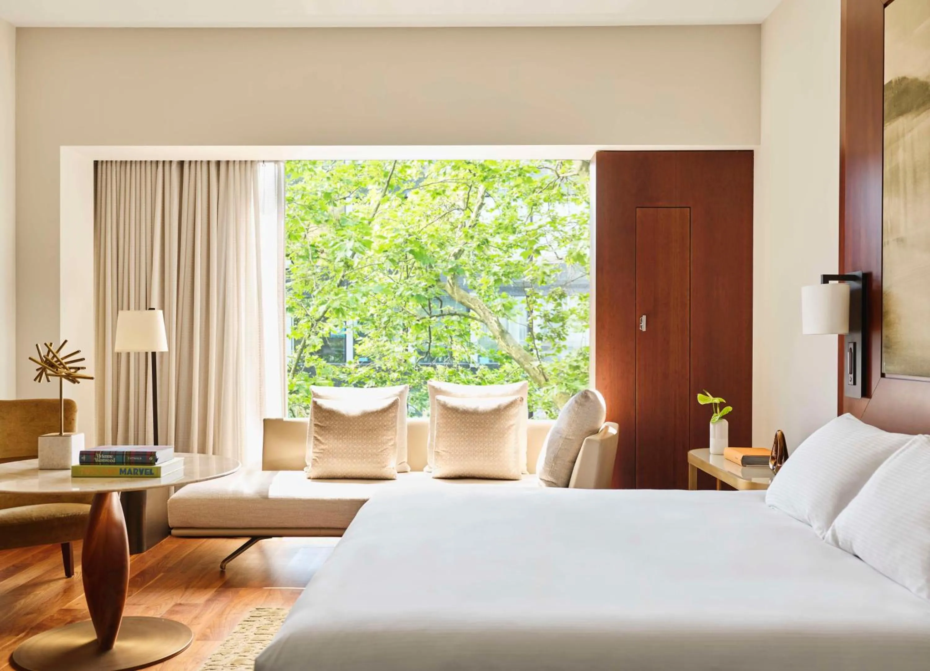 Bedroom, Bed in Park Hyatt Zurich – City Center Luxury