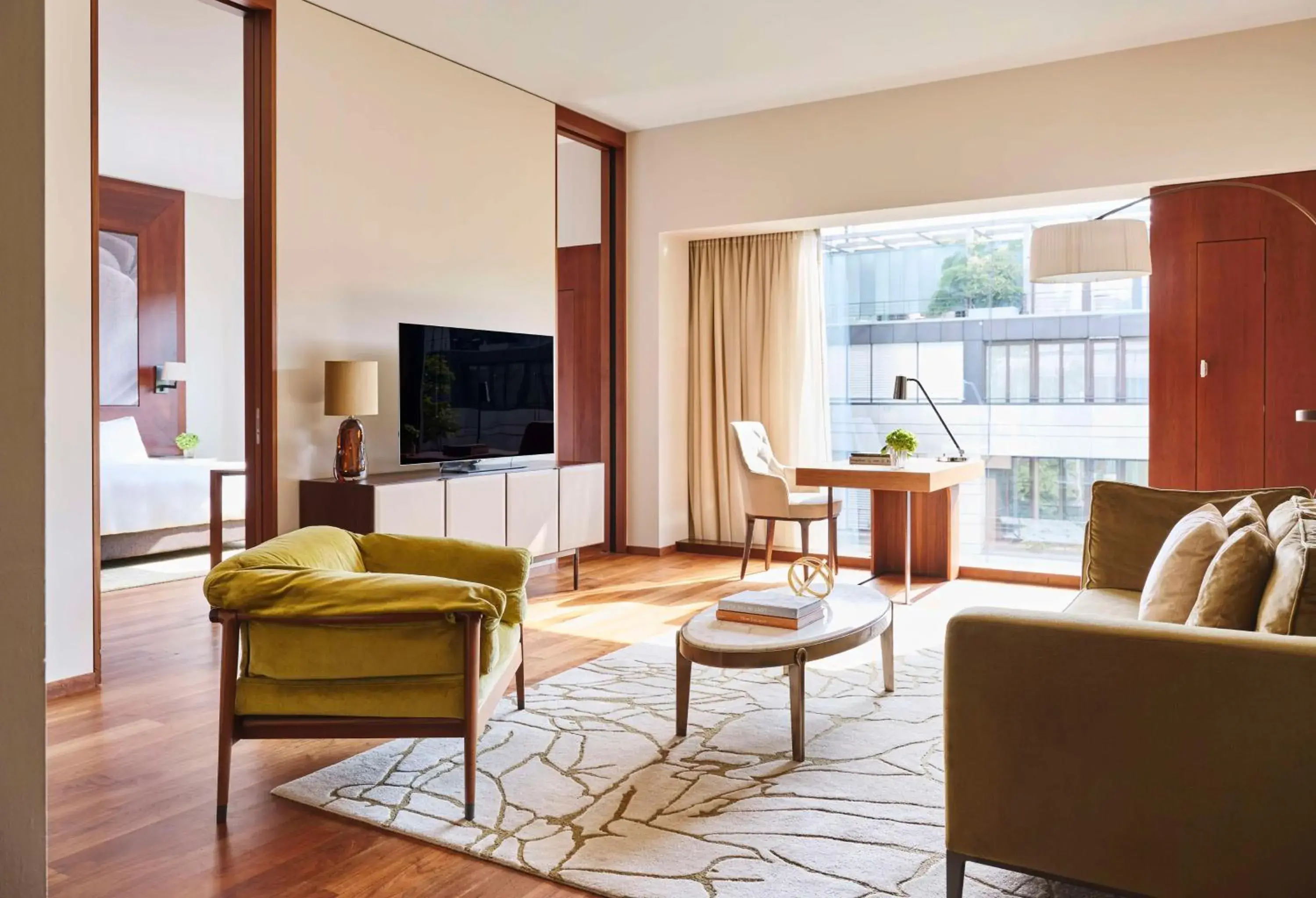 Photo of the whole room in Park Hyatt Zurich – City Center Luxury Photo of the whole room in Park Hyatt Zurich – City Center Luxury