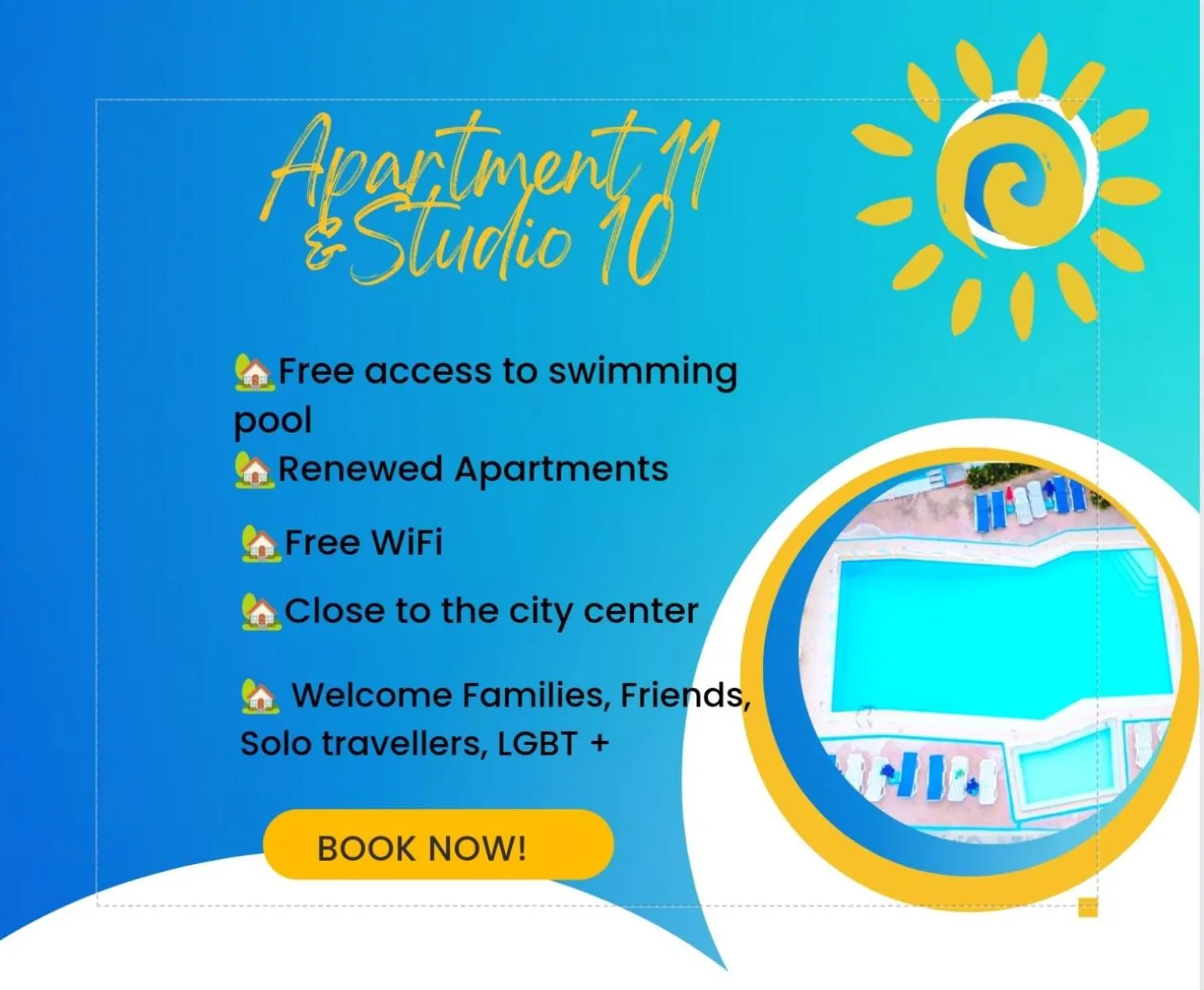 Property logo or sign in Kosinmyheart Apartment 11 & Studio10