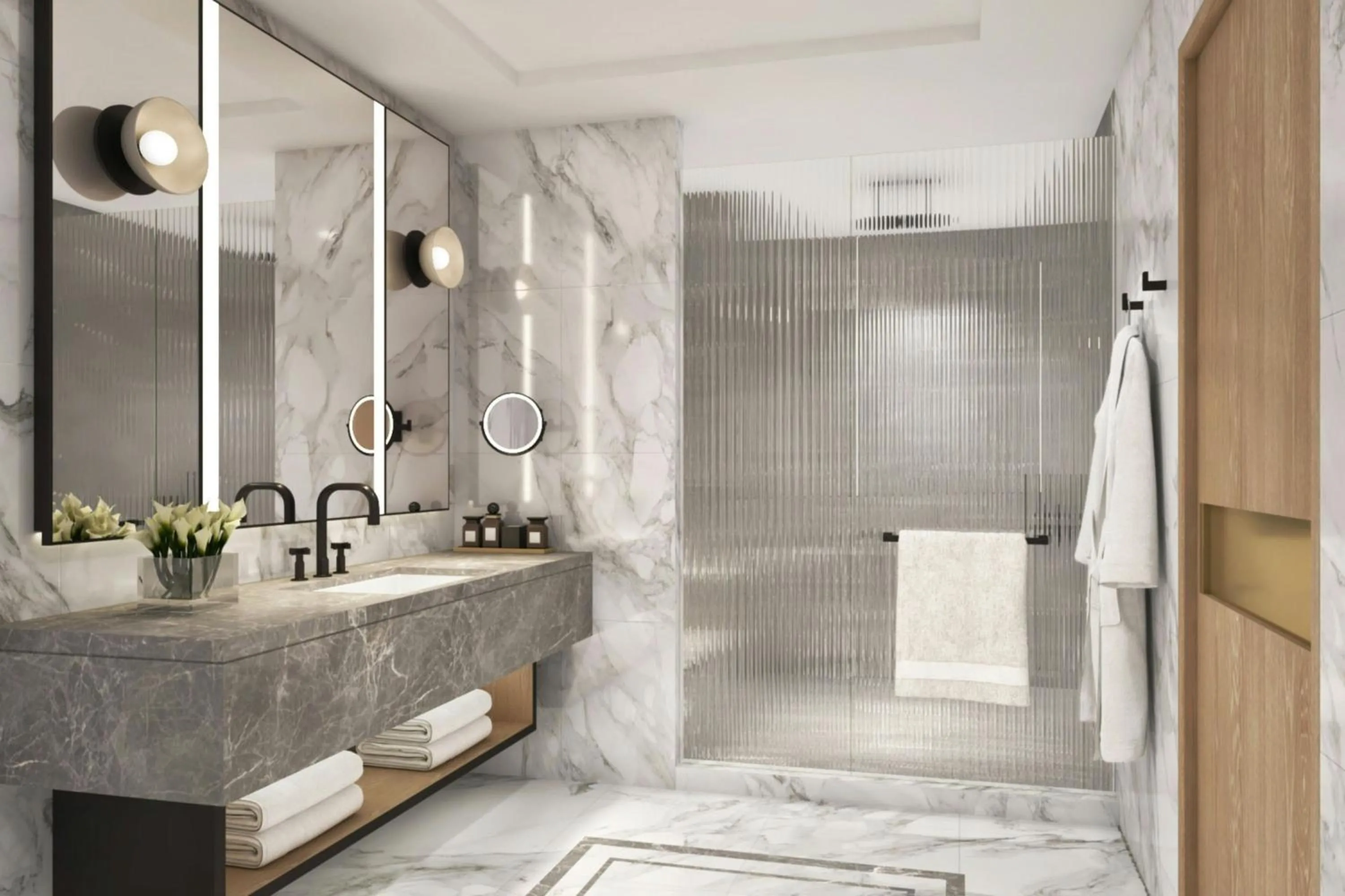 Bathroom in JW Marriott Hotel Kuwait