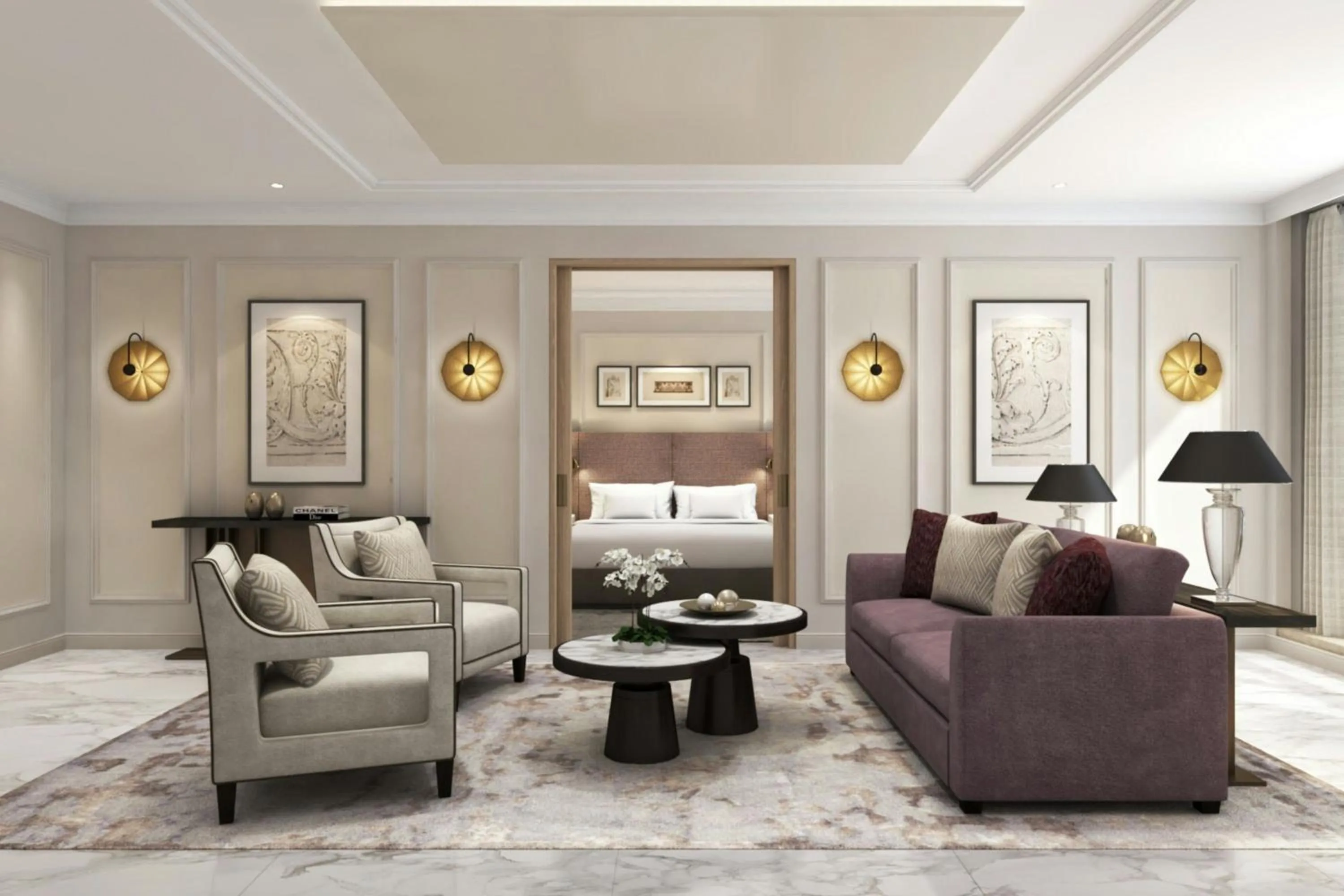 Photo of the whole room in JW Marriott Hotel Kuwait