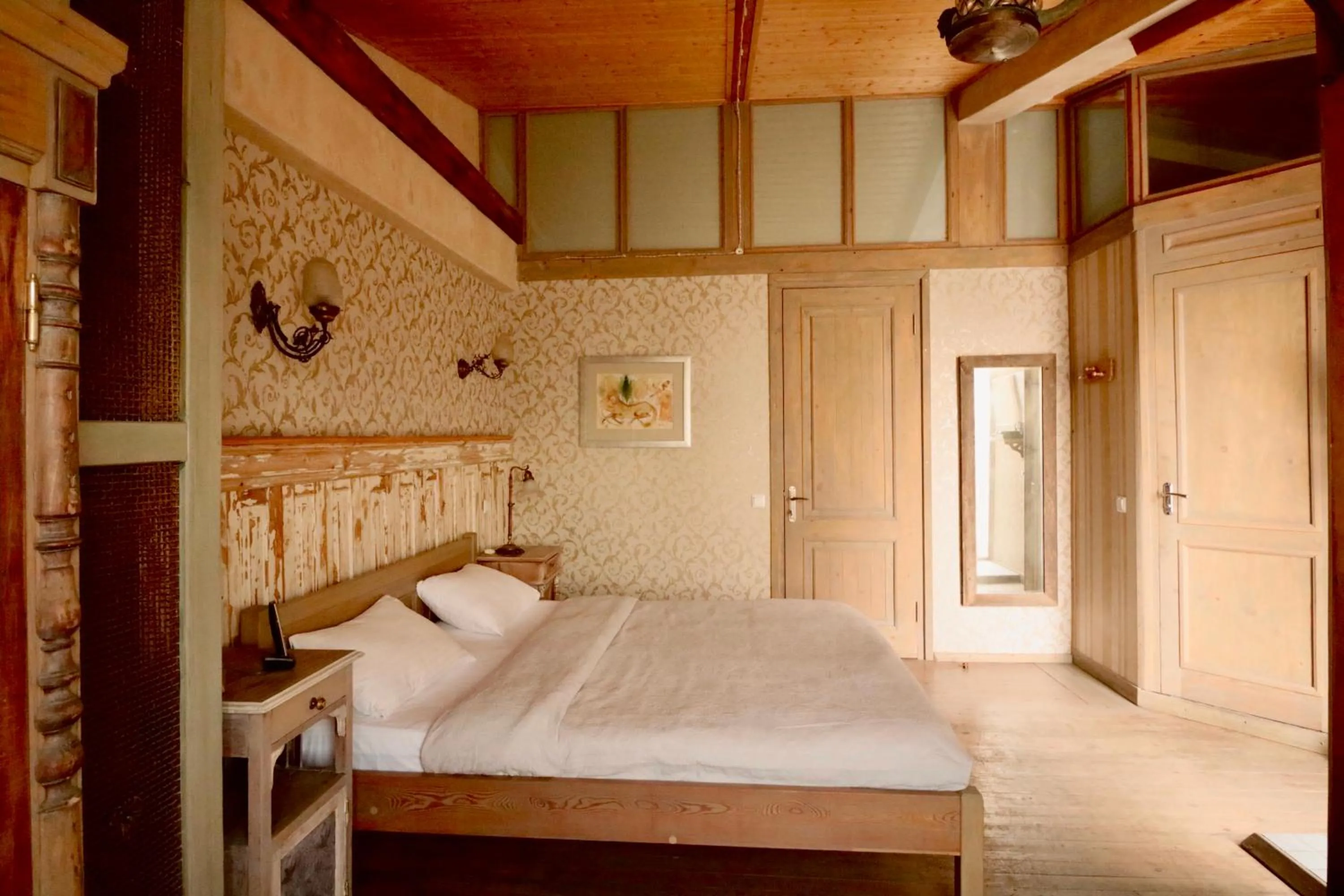 Bed in Artists Residence in Tbilisi