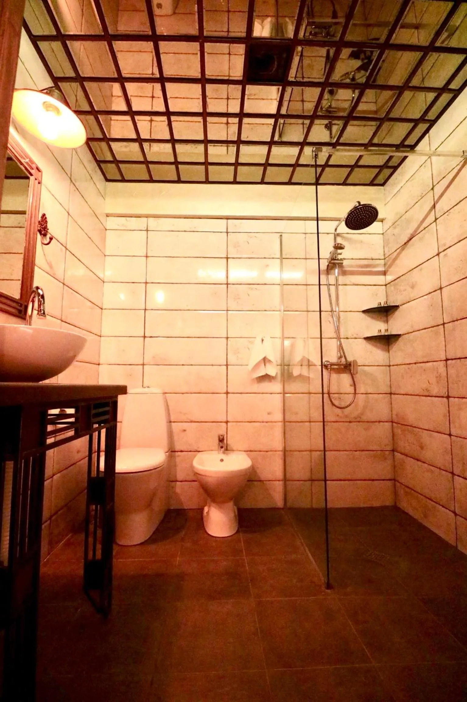 Shower in Artists Residence in Tbilisi