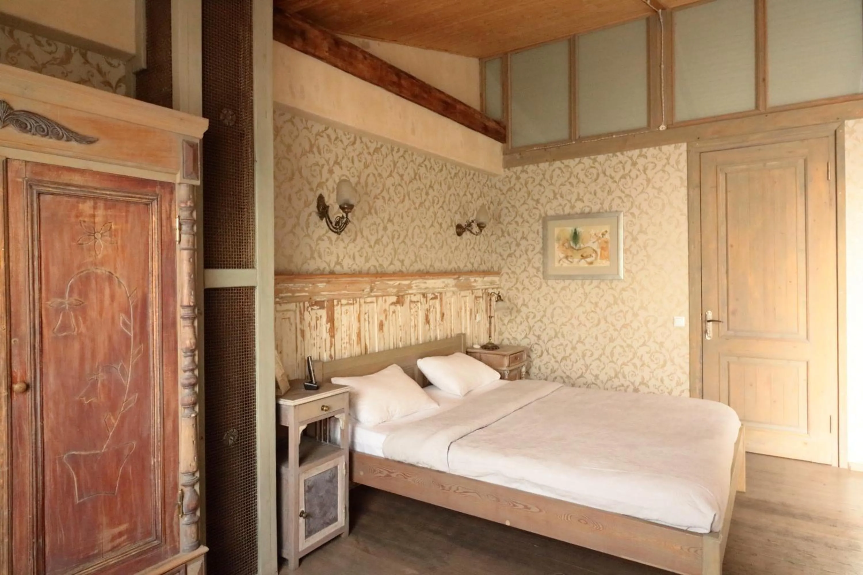 Bed in Artists Residence in Tbilisi