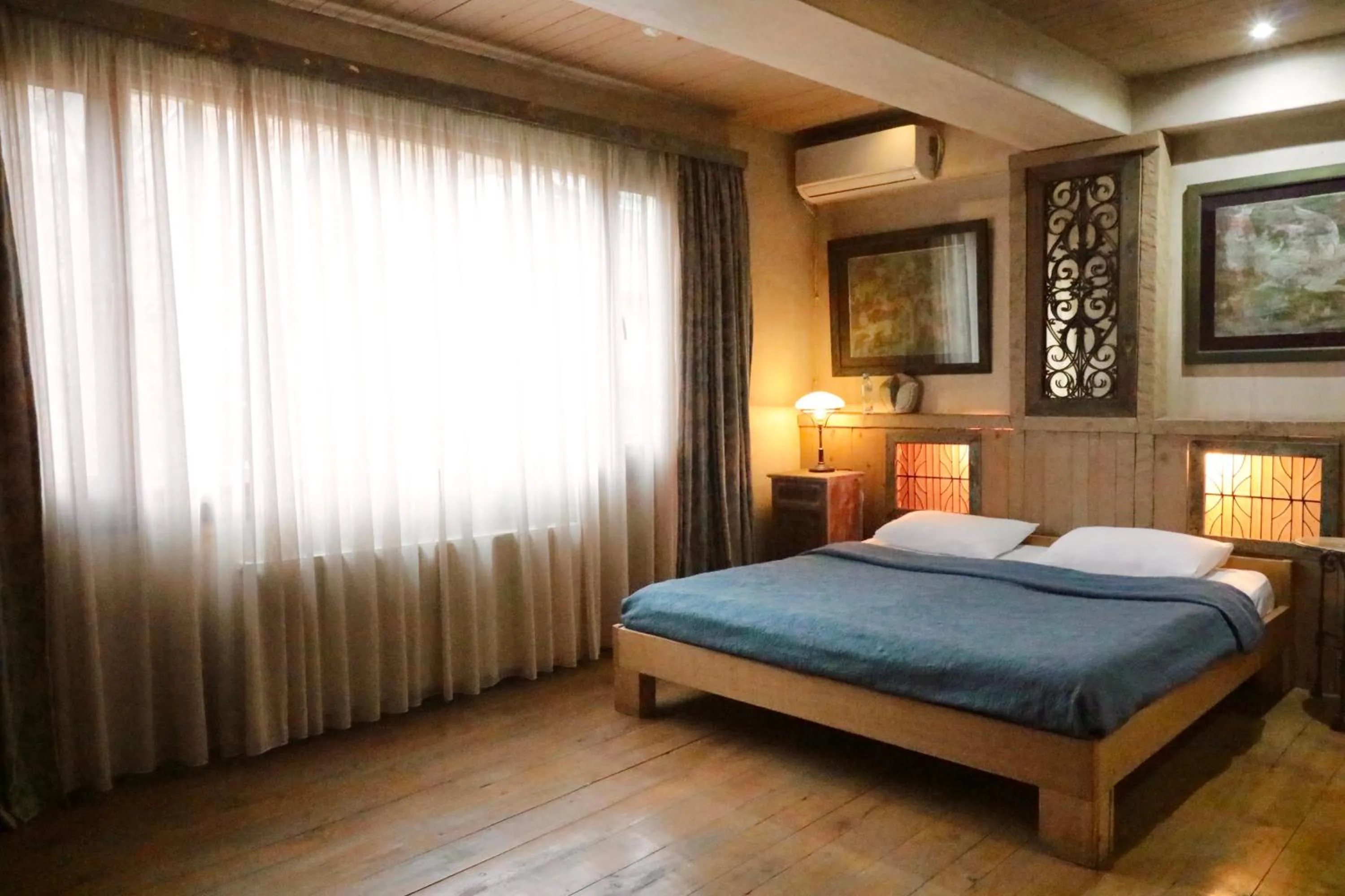 Bed in Artists Residence in Tbilisi